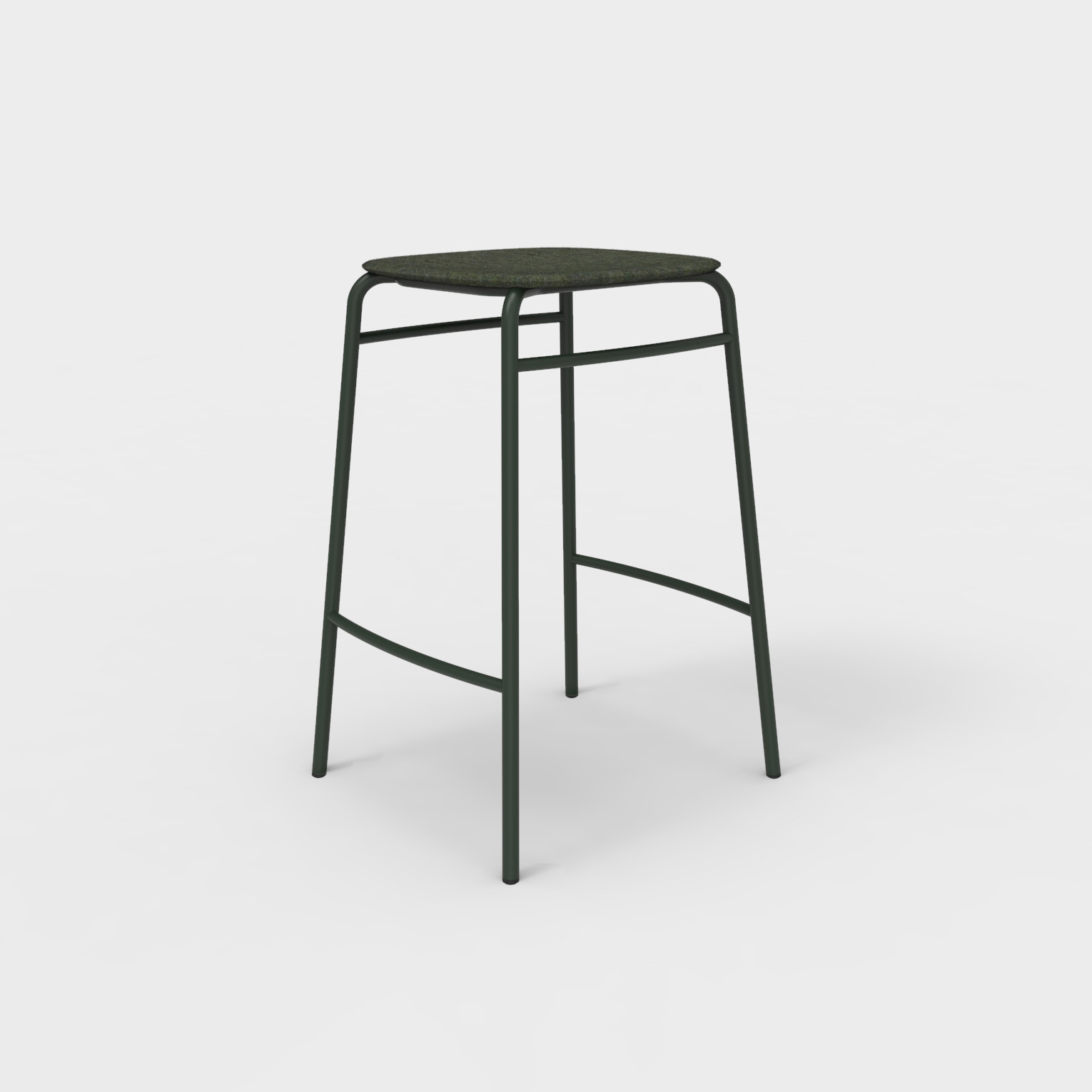 Twist PET Felt Counter Stool