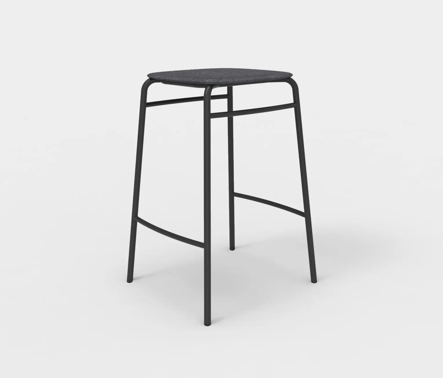 De Vorm - Twist PET Felt Counter Stool