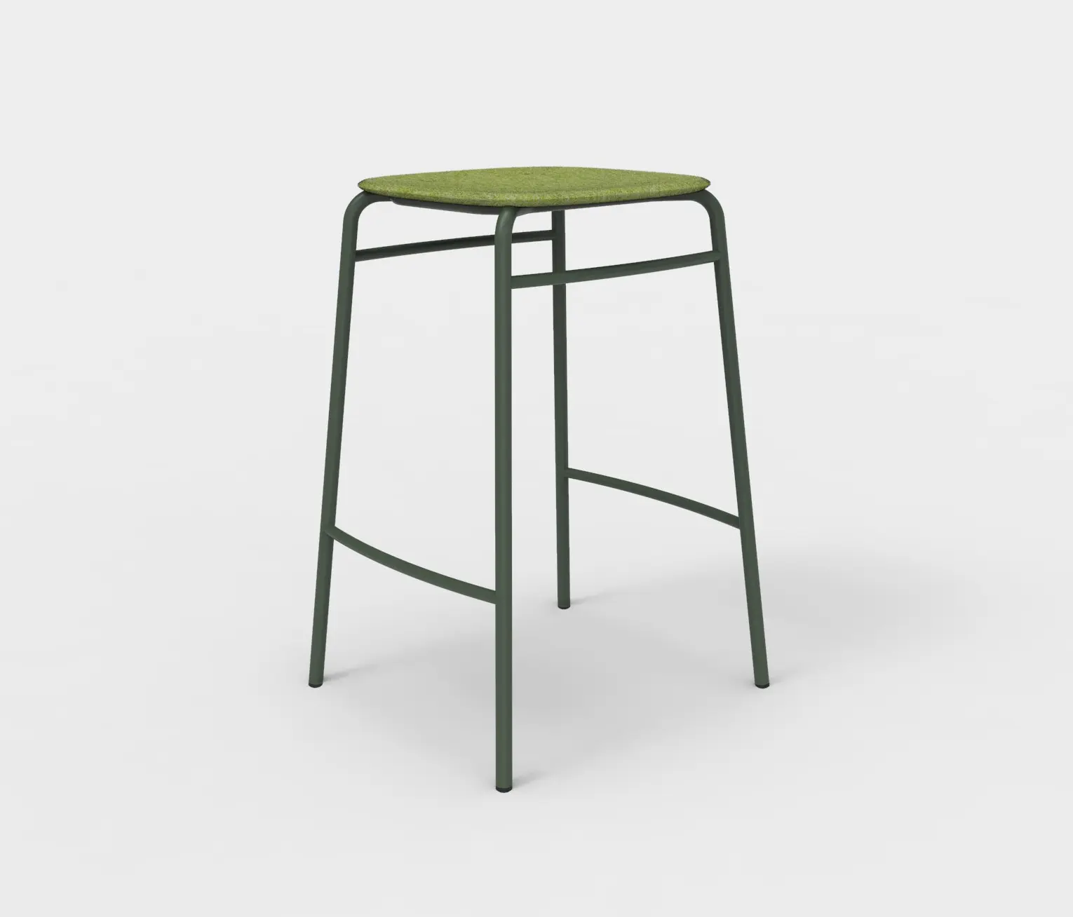 De Vorm - Twist PET Felt Counter Stool
