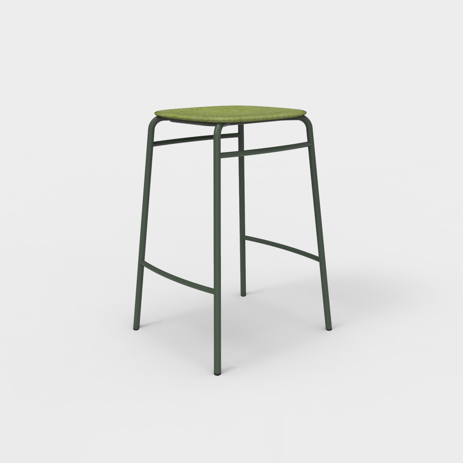 Twist PET Felt Counter Stool