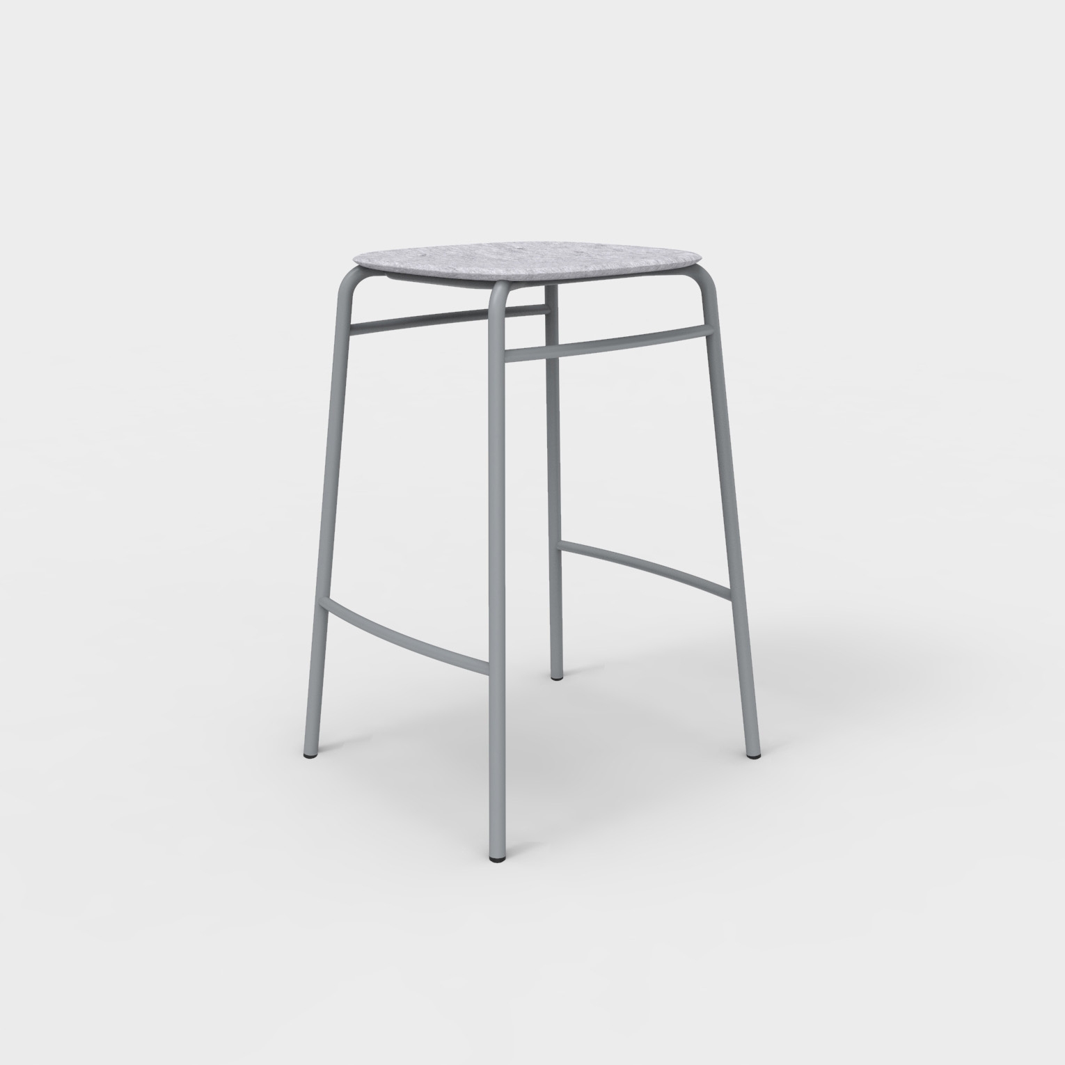 Twist PET Felt Counter Stool