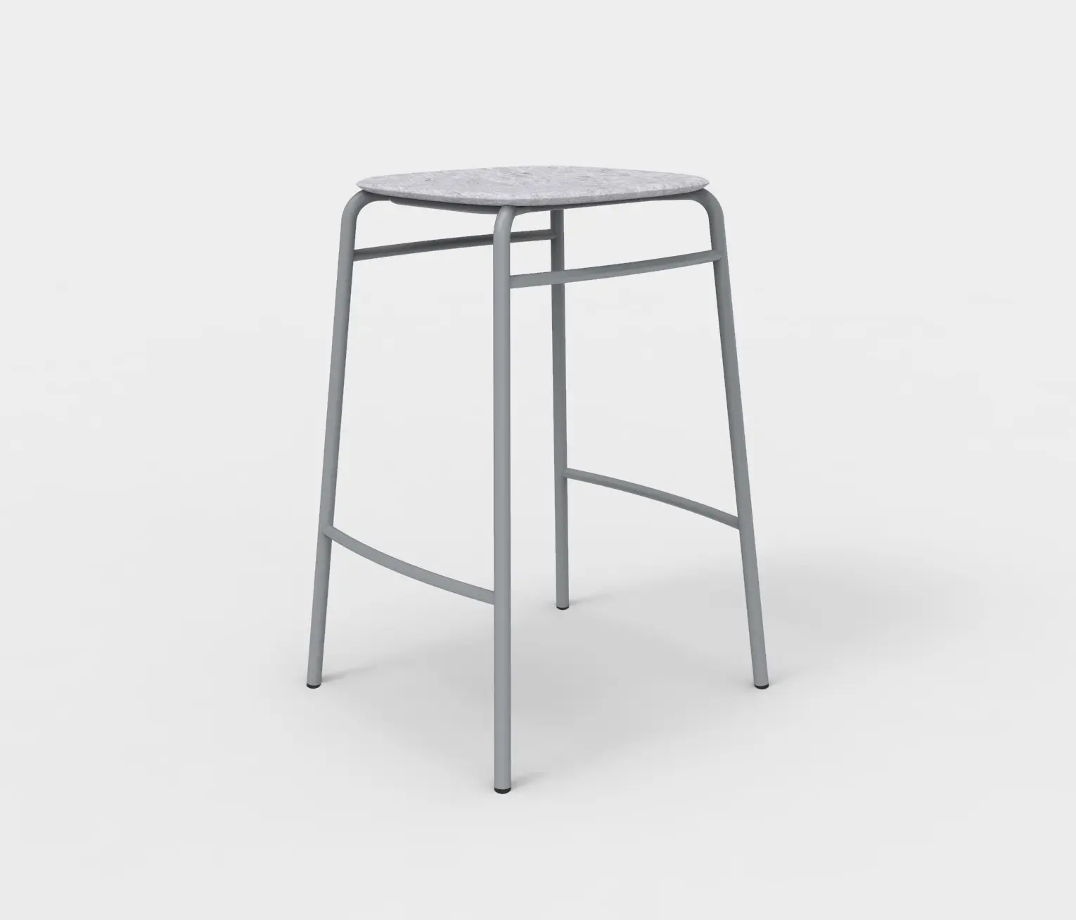 De Vorm - Twist PET Felt Counter Stool