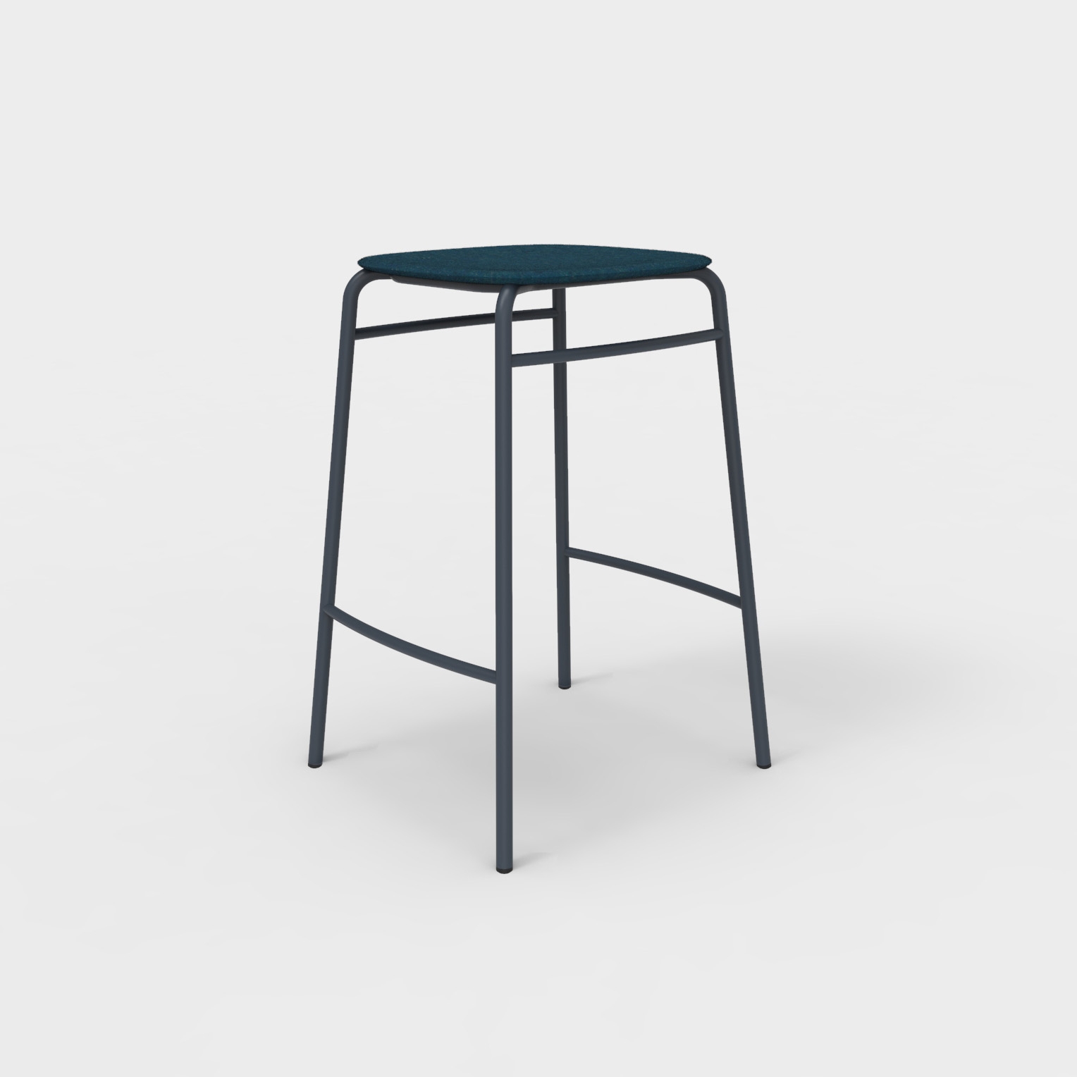 Twist PET Felt Counter Stool