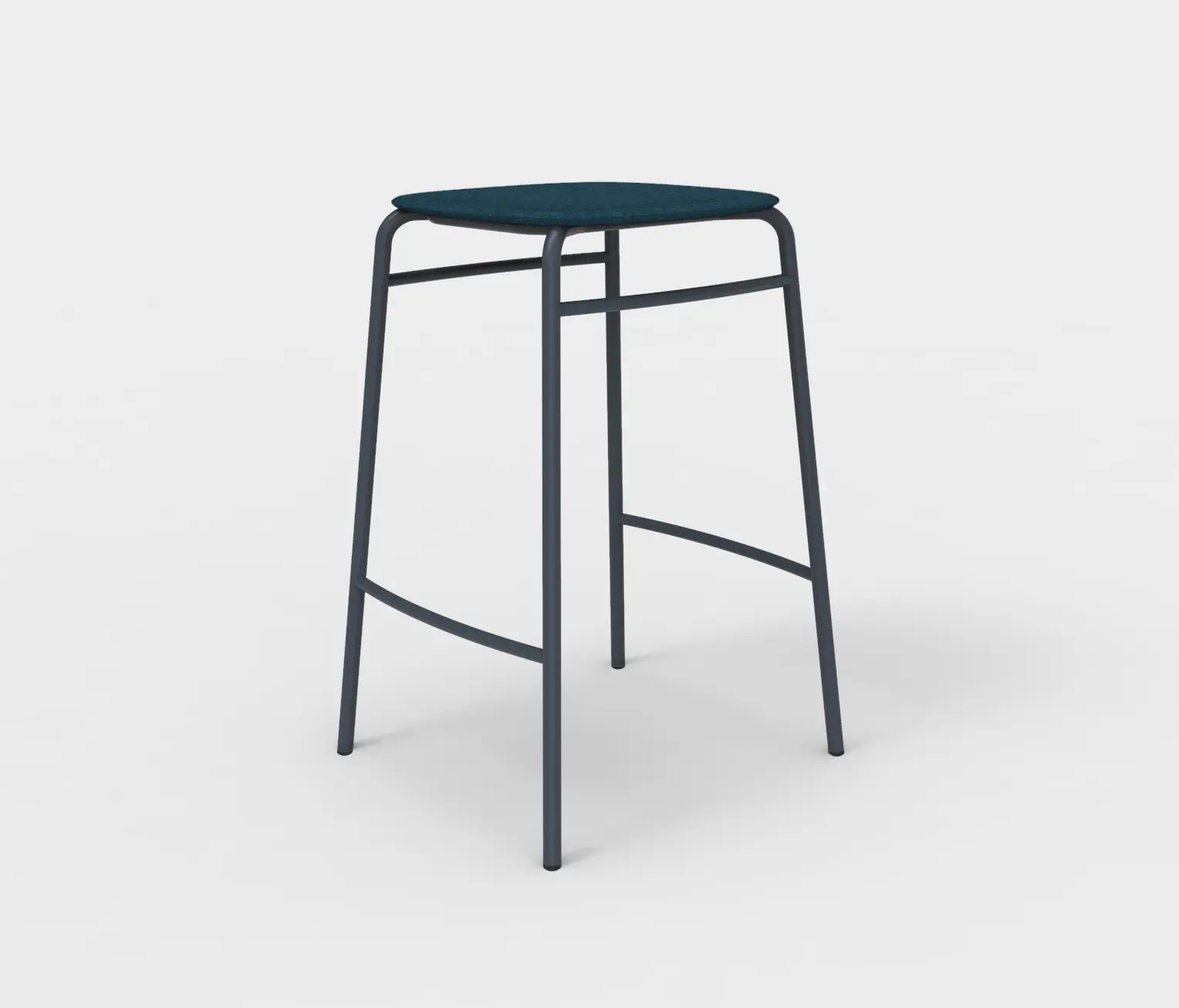 De Vorm - Twist PET Felt Counter Stool