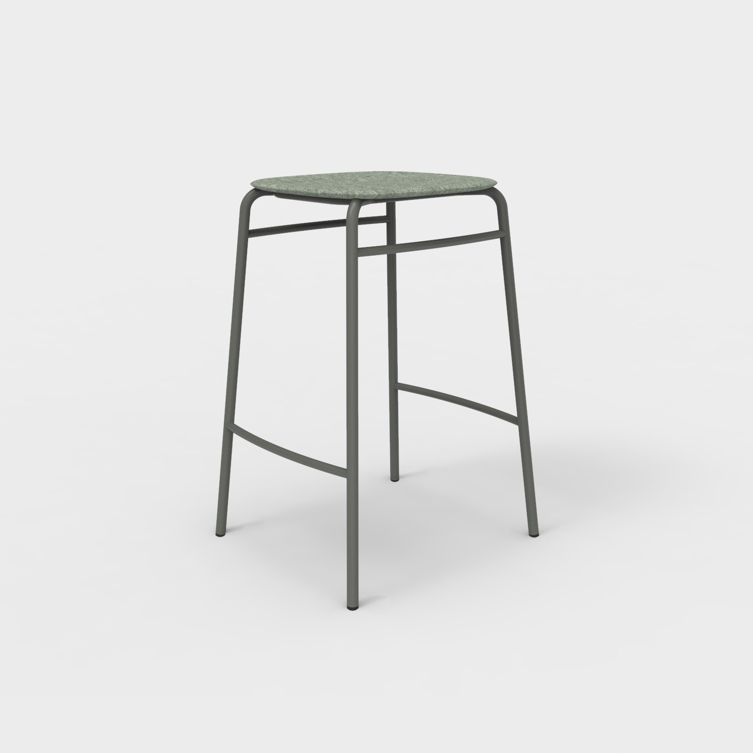 Twist PET Felt Counter Stool
