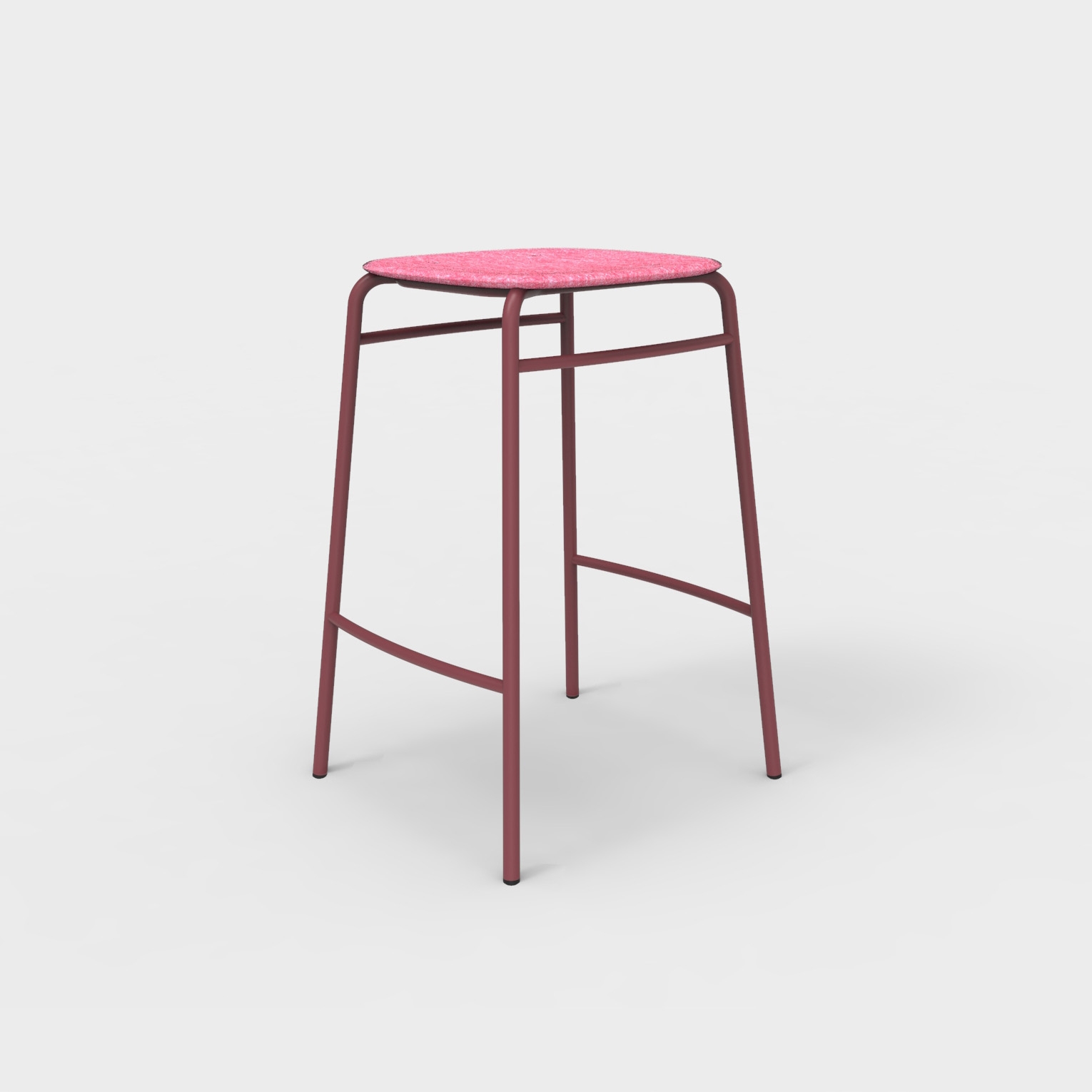 Twist PET Felt Counter Stool