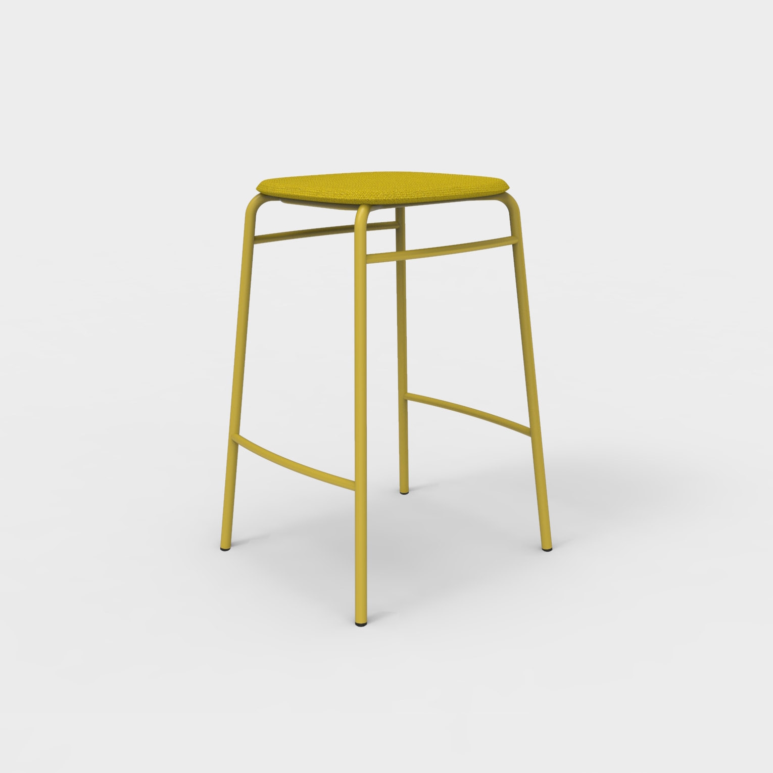 Twist PET Felt Counter Stool Upholstered