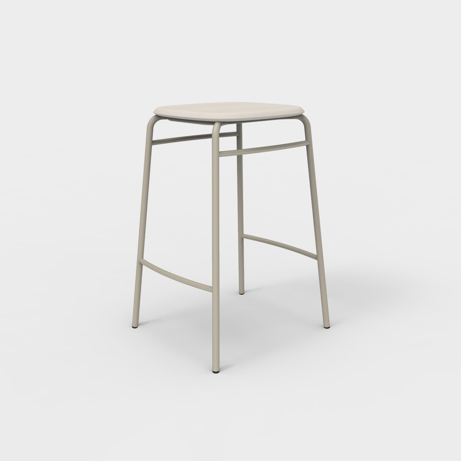 Twist PET Felt Counter Stool Upholstered