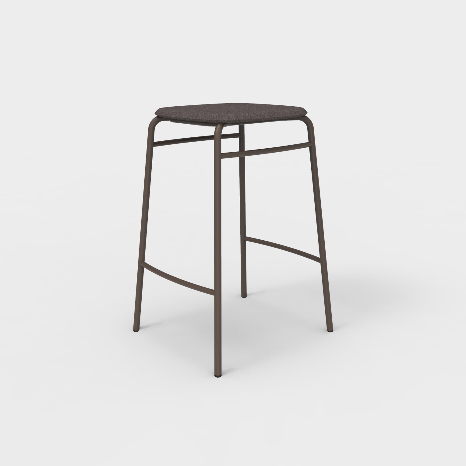 Twist PET Felt Counter Stool Upholstered