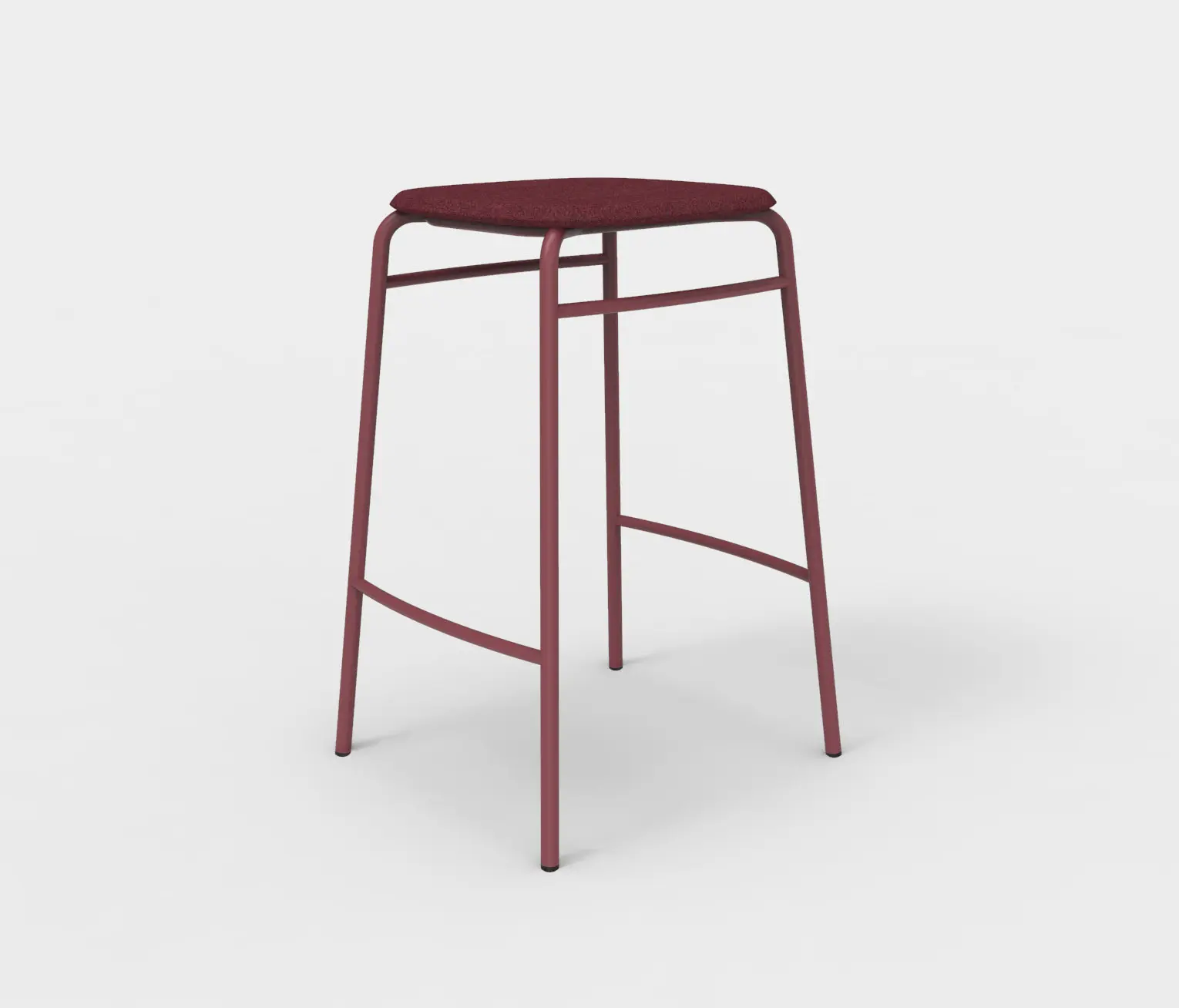 De Vorm - Twist PET Felt Counter Stool Upholstered