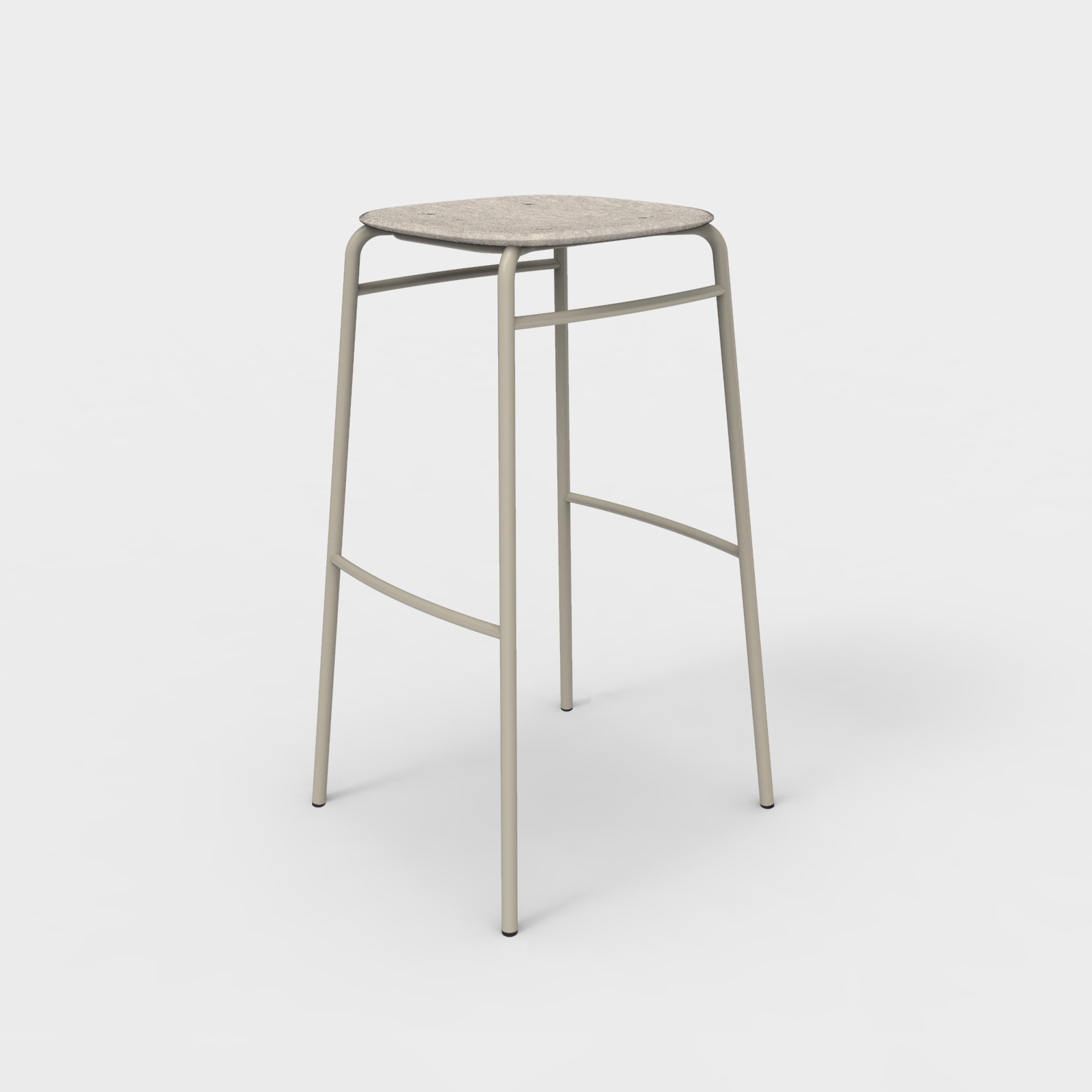 Twist PET Felt Bar Stool