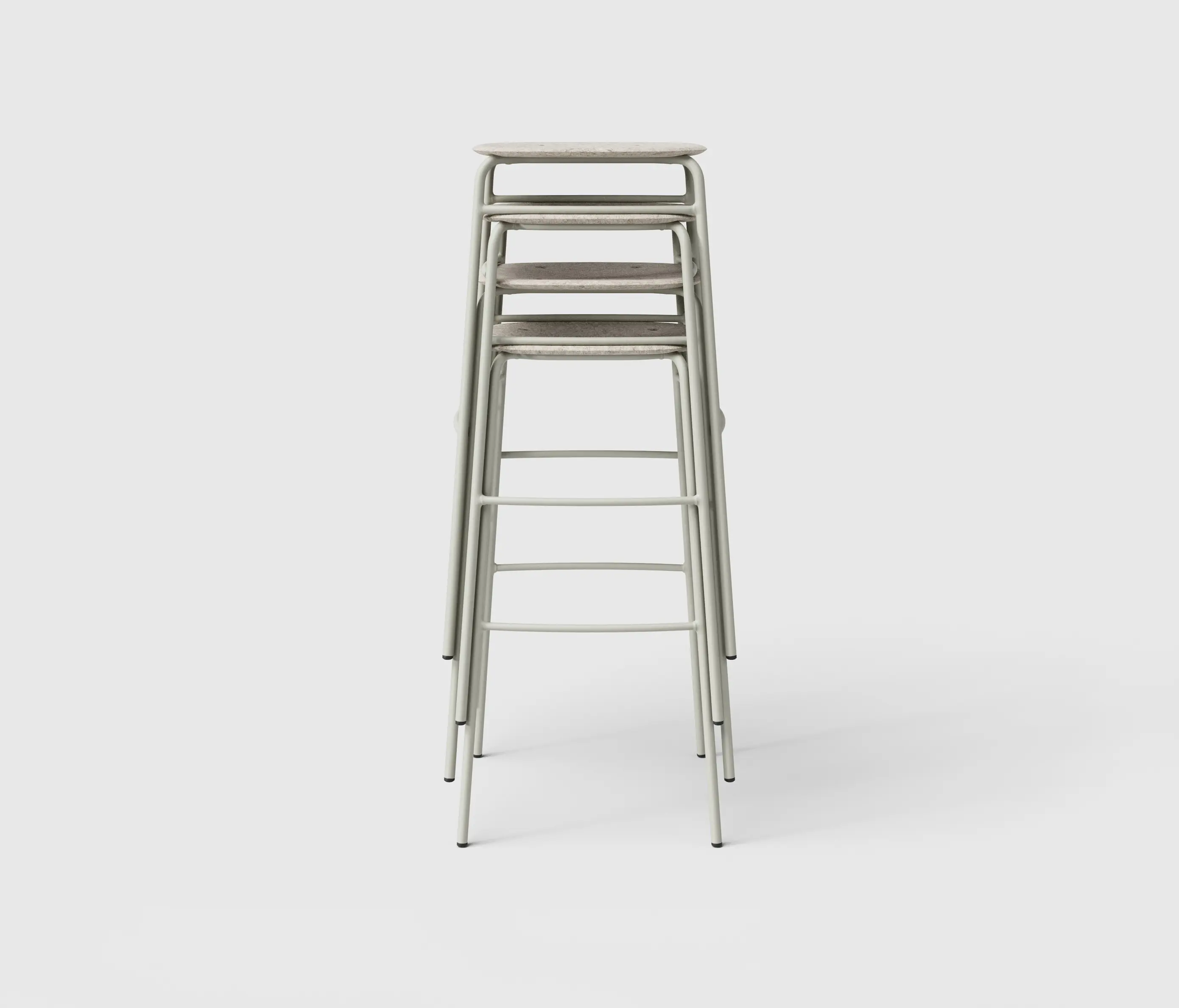 De Vorm - Twist PET Felt Bar Stool