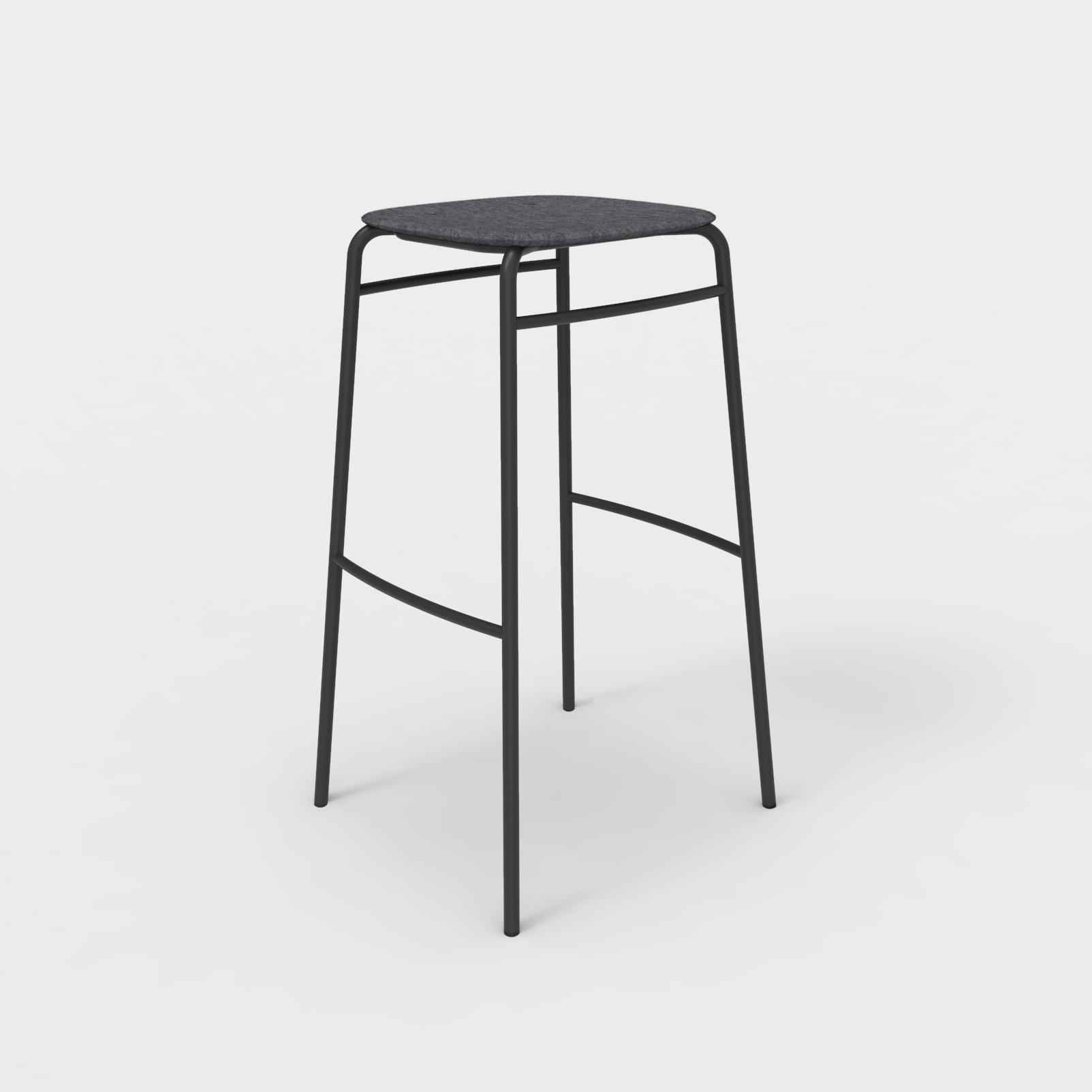 Twist PET Felt Bar Stool