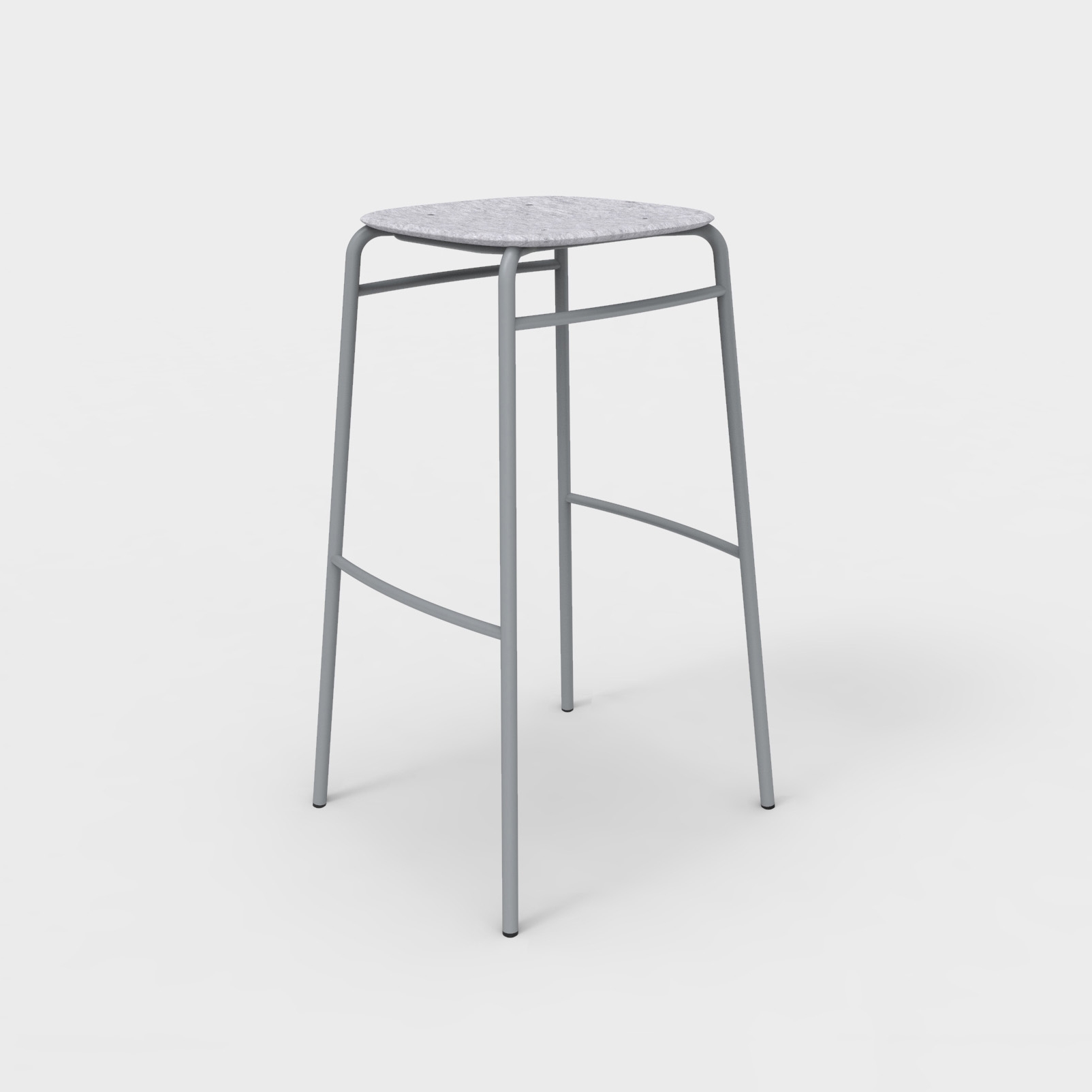 Display product Twist PET Felt Bar Stool from manufacturer De Vorm