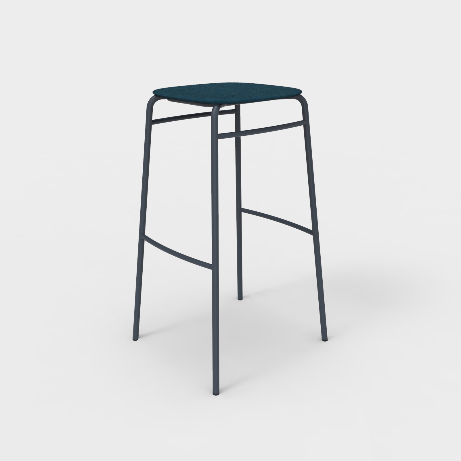 Twist PET Felt Bar Stool