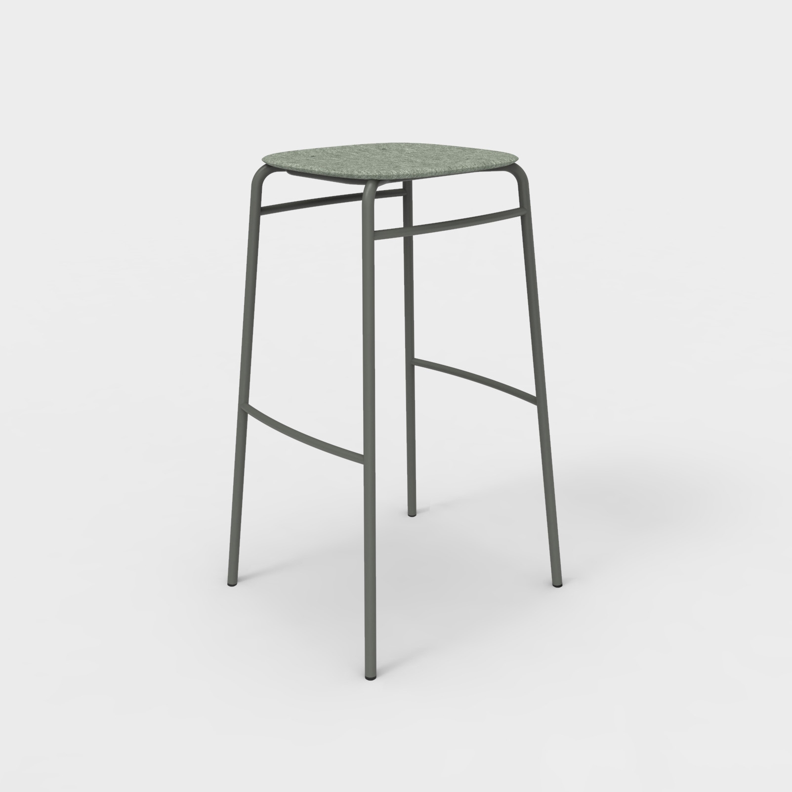 Twist PET Felt Bar Stool