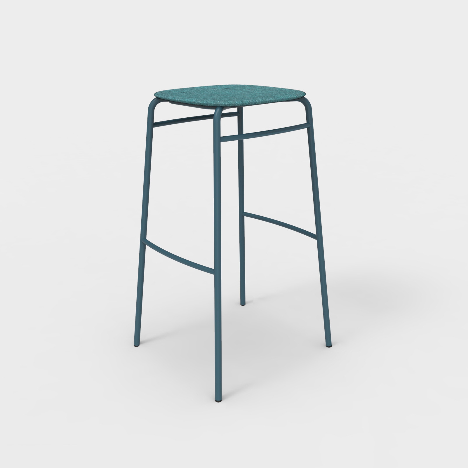 Display product Twist PET Felt Bar Stool from manufacturer De Vorm