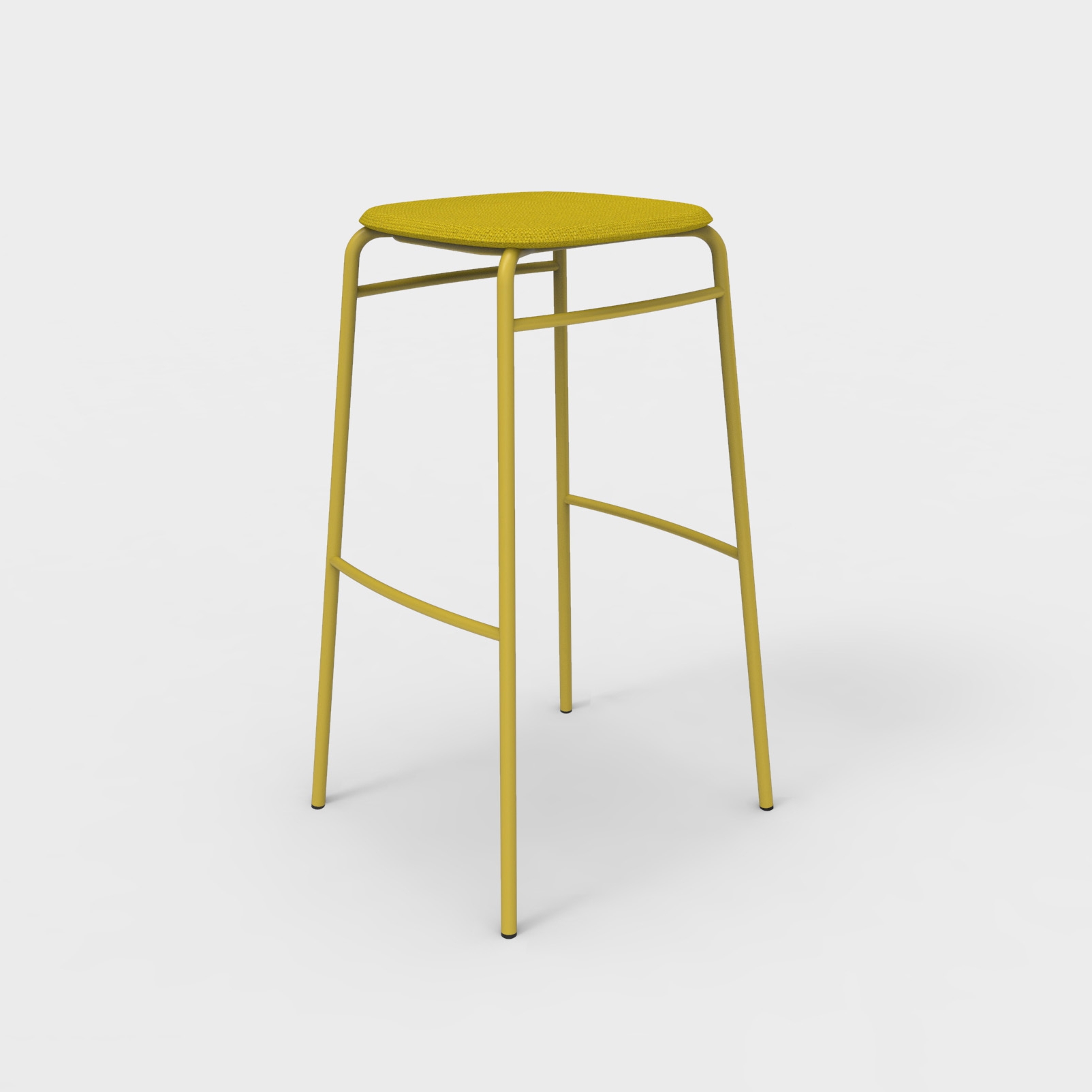 Twist PET Felt Bar Stool Upholstered