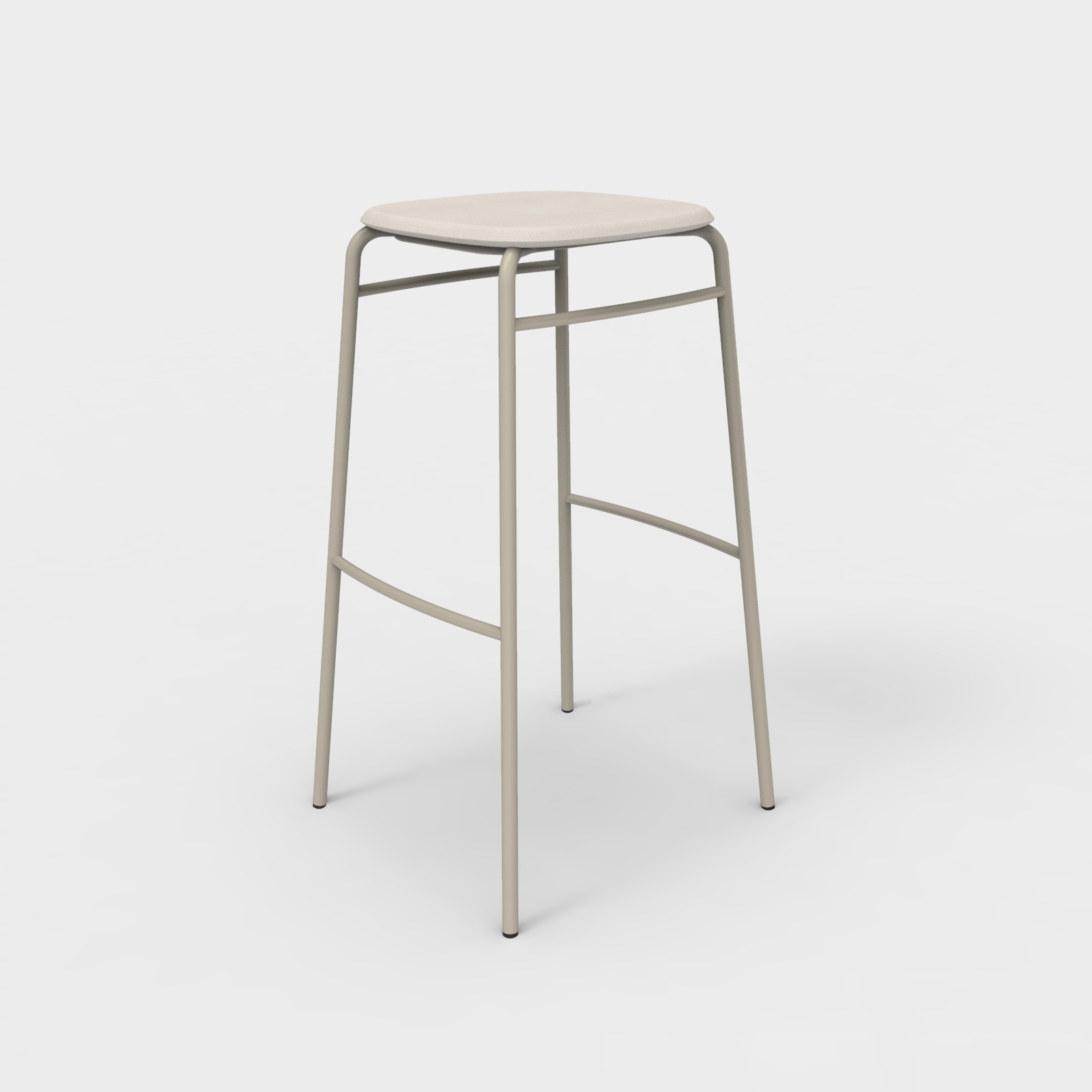 Twist PET Felt Bar Stool Upholstered