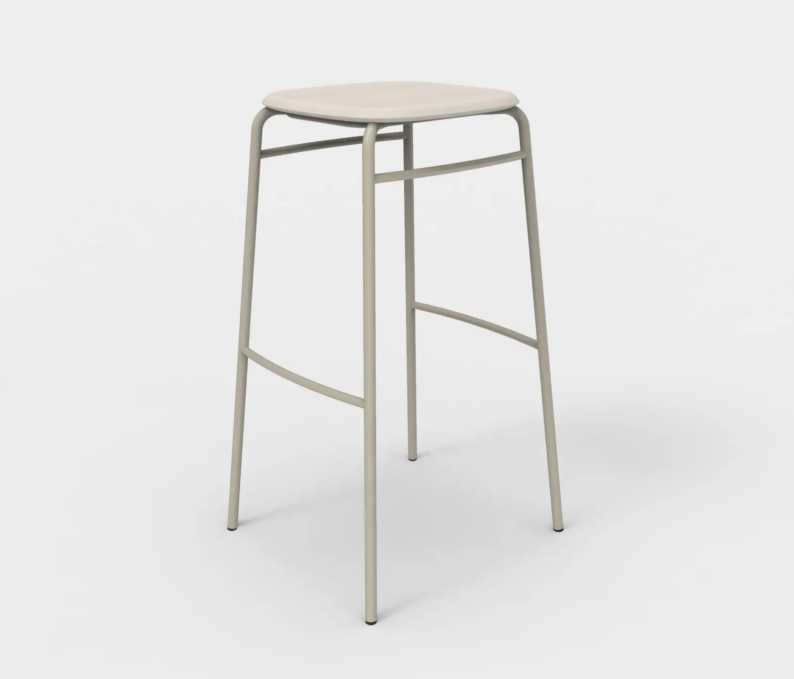 De Vorm - Twist PET Felt Bar Stool Upholstered