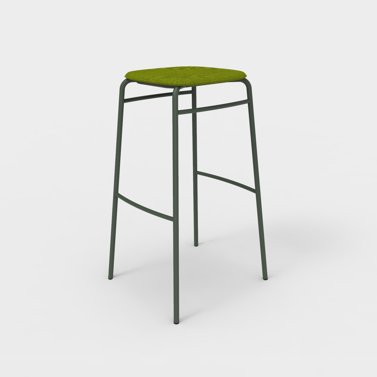 Twist PET Felt Bar Stool Upholstered
