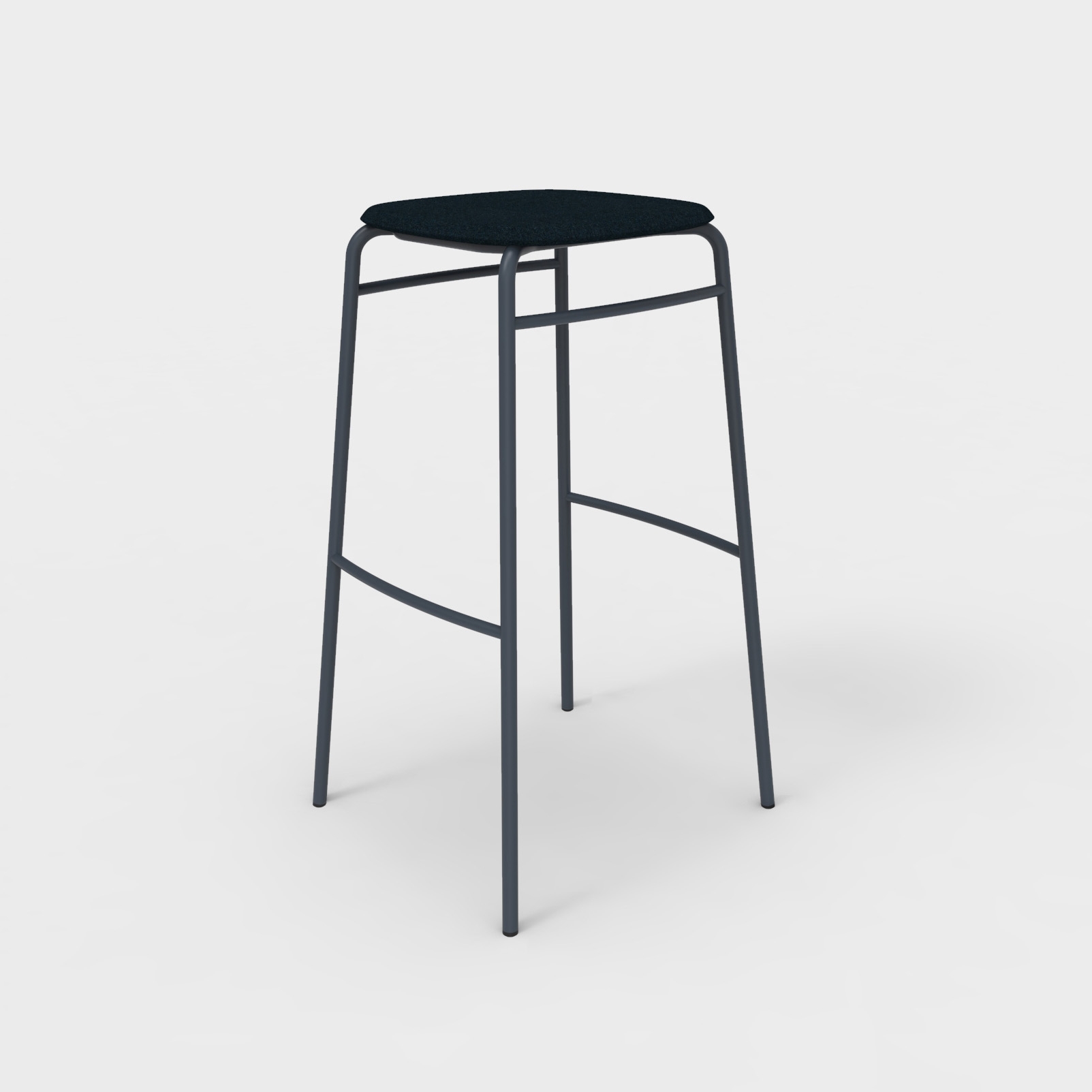 Twist PET Felt Bar Stool Upholstered