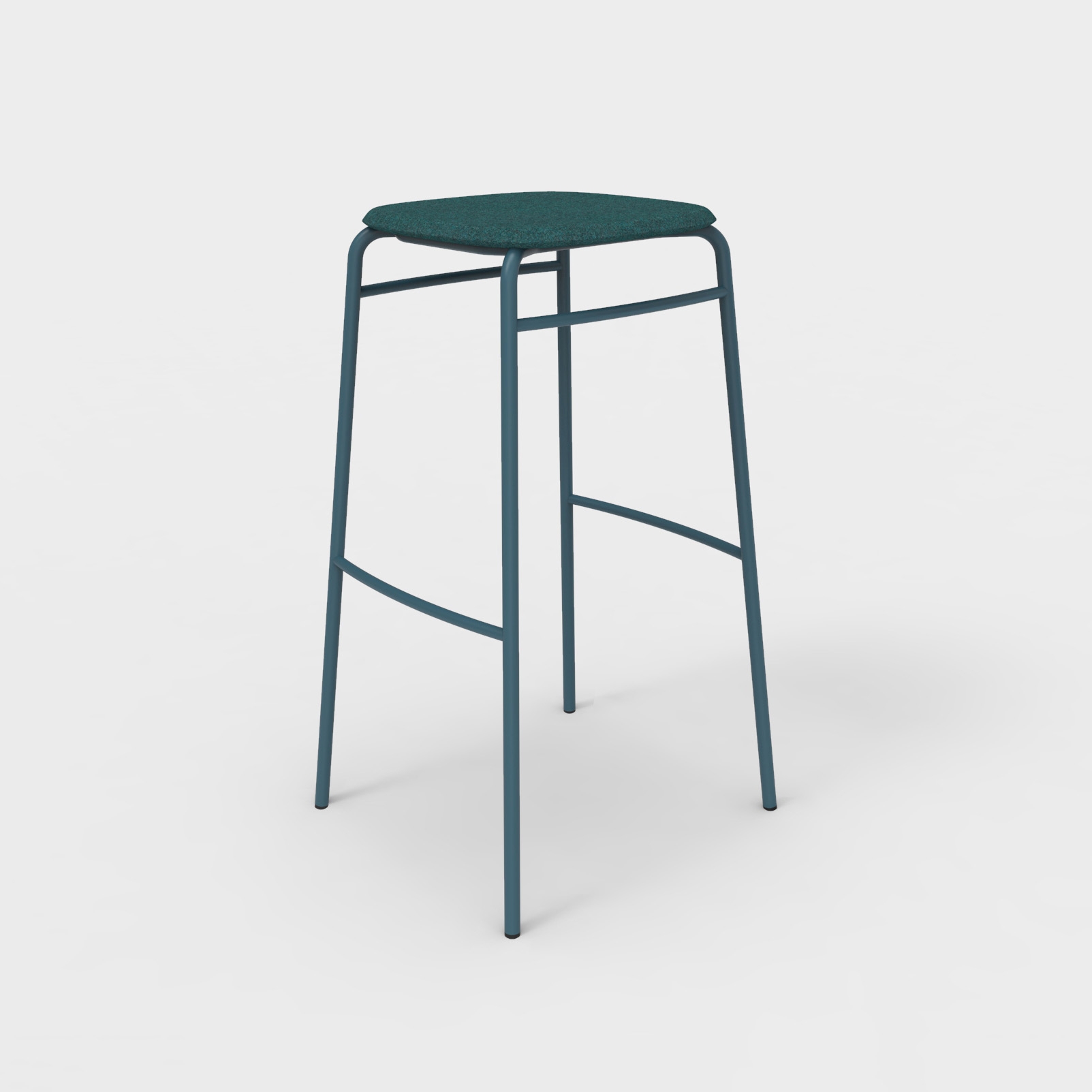 Mostra il prodotto Twist PET Felt Bar Stool Upholstered del produttore De Vorm
