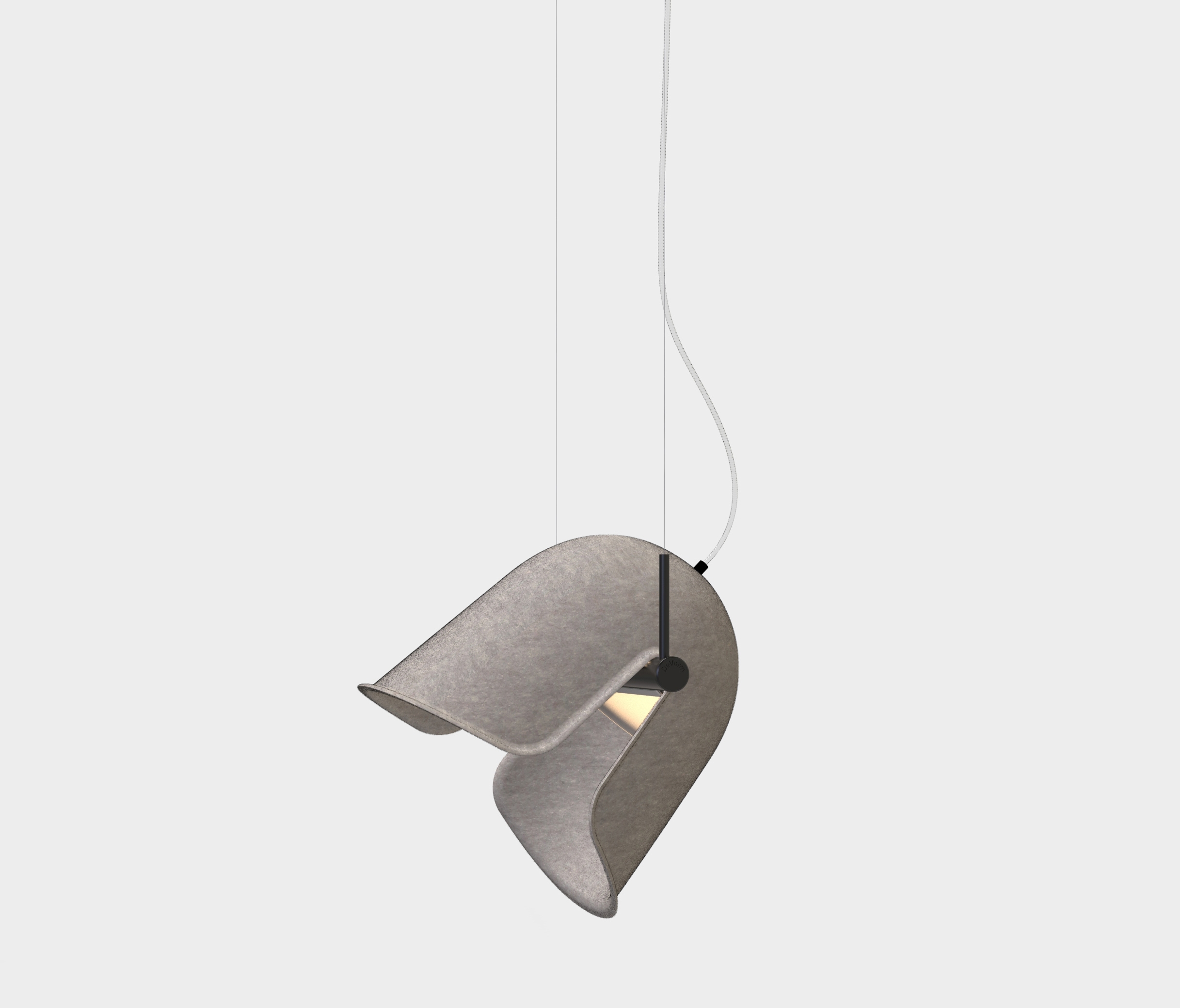 Display product Pivot PET Felt Adjustable Lamp from manufacturer De Vorm