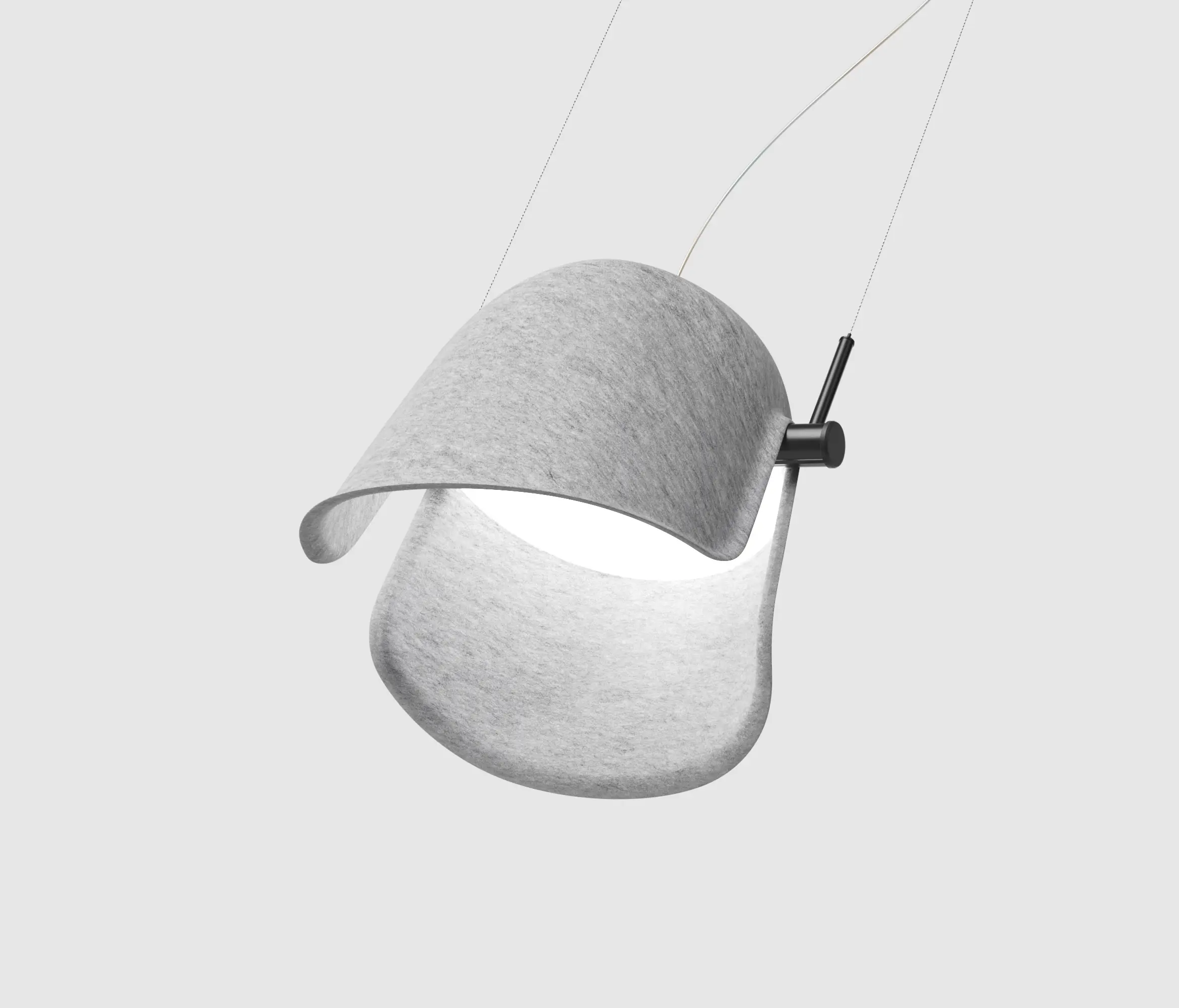 De Vorm - Pivot PET Felt Adjustable Lamp