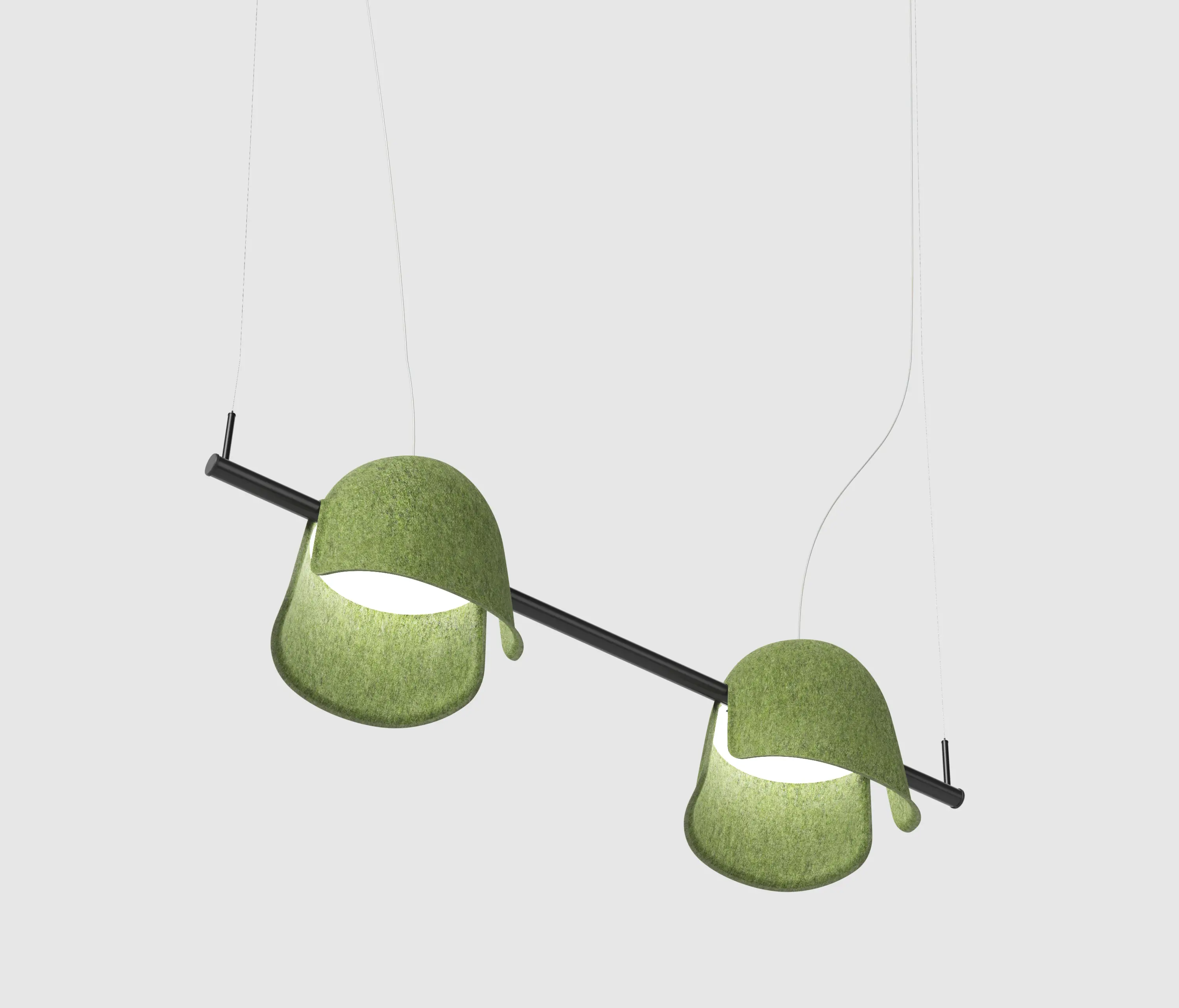 De Vorm - Pivot PET Felt Adjustable Lamp Duo