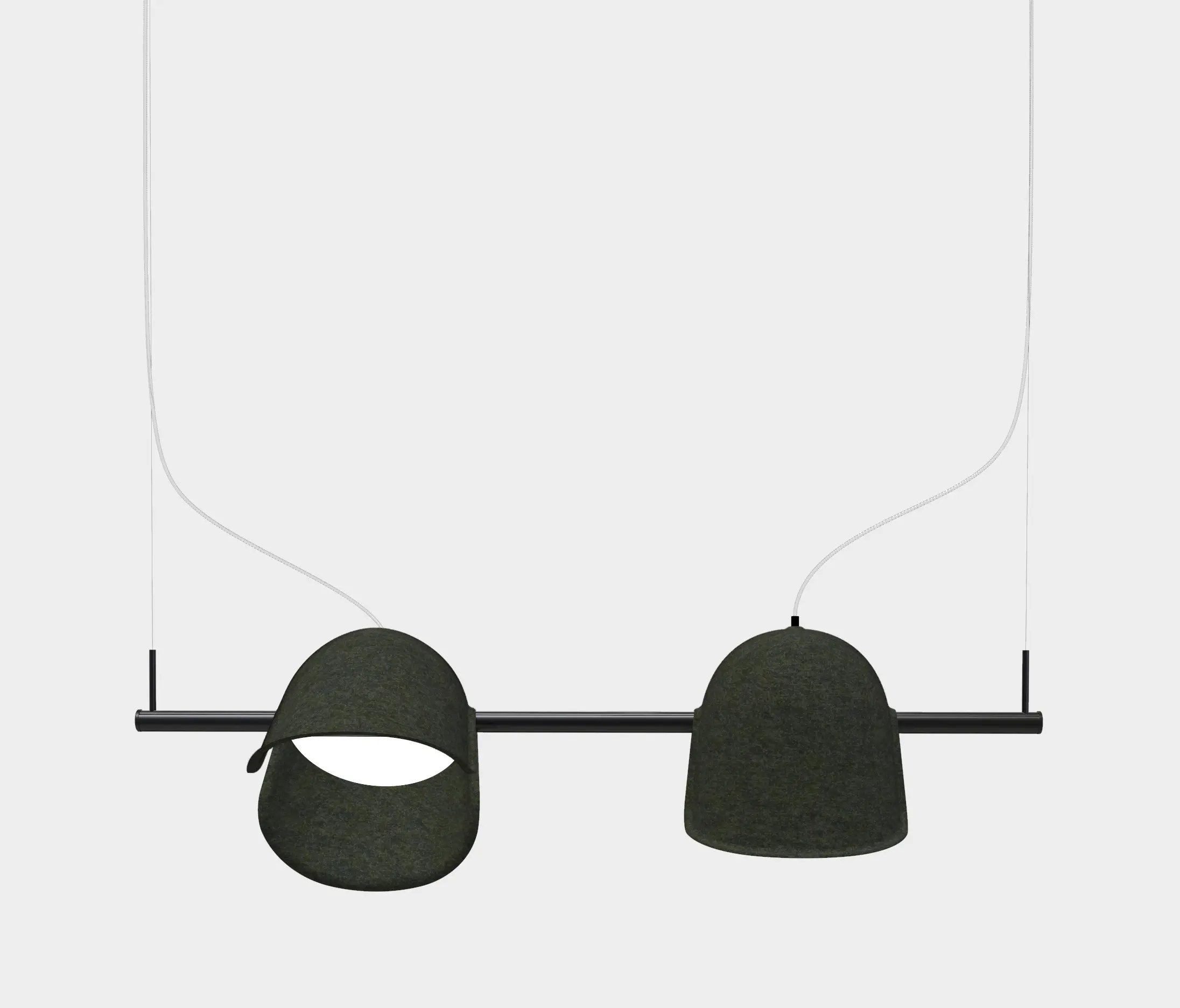 De Vorm - Pivot PET Felt Adjustable Lamp Duo