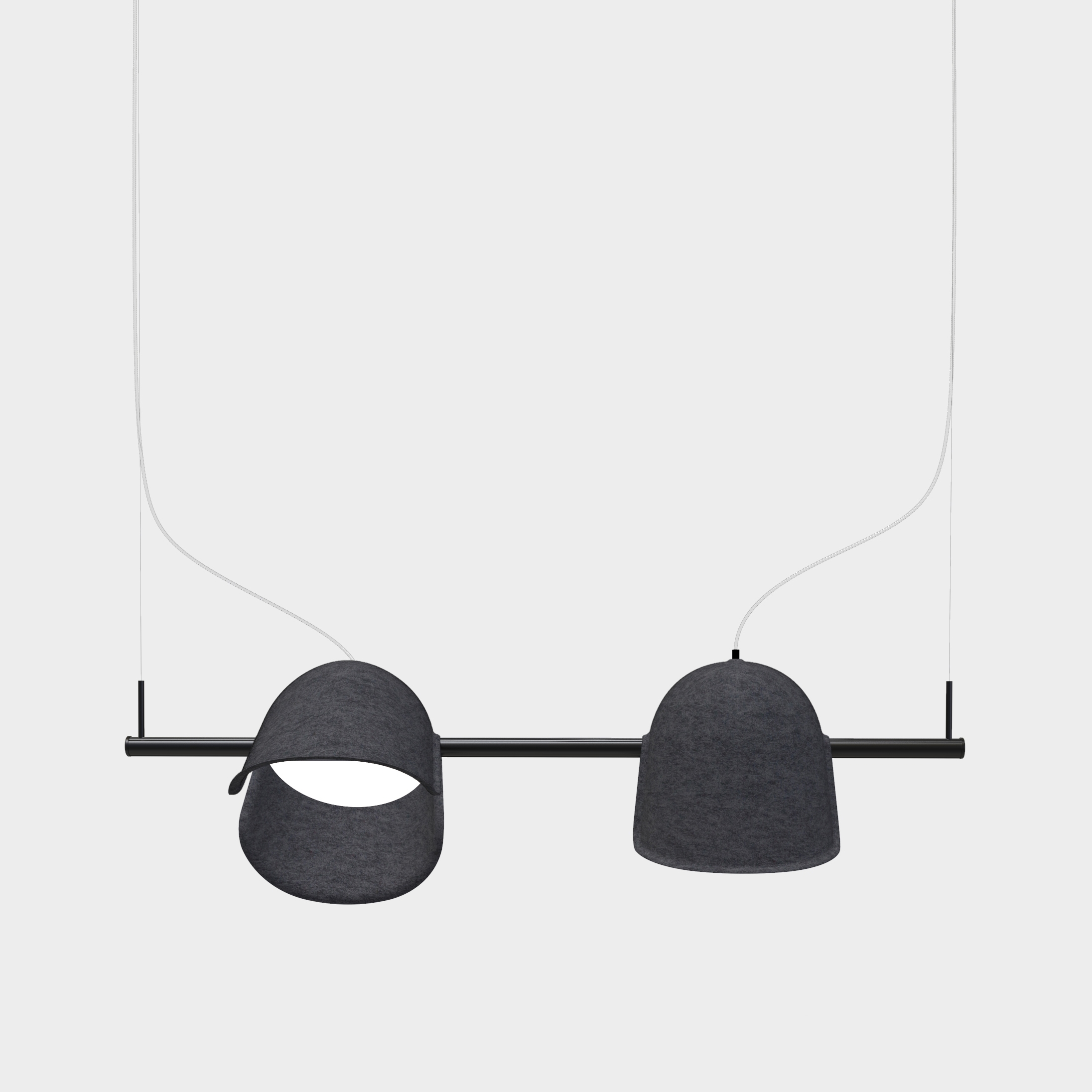 Display product Pivot PET Felt Adjustable Lamp Duo from manufacturer De Vorm