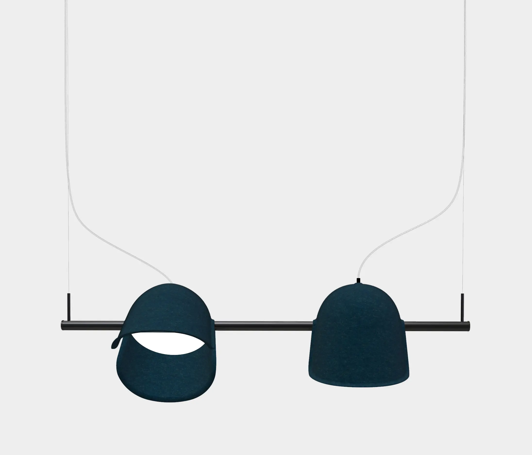 De Vorm - Pivot PET Felt Adjustable Lamp Duo