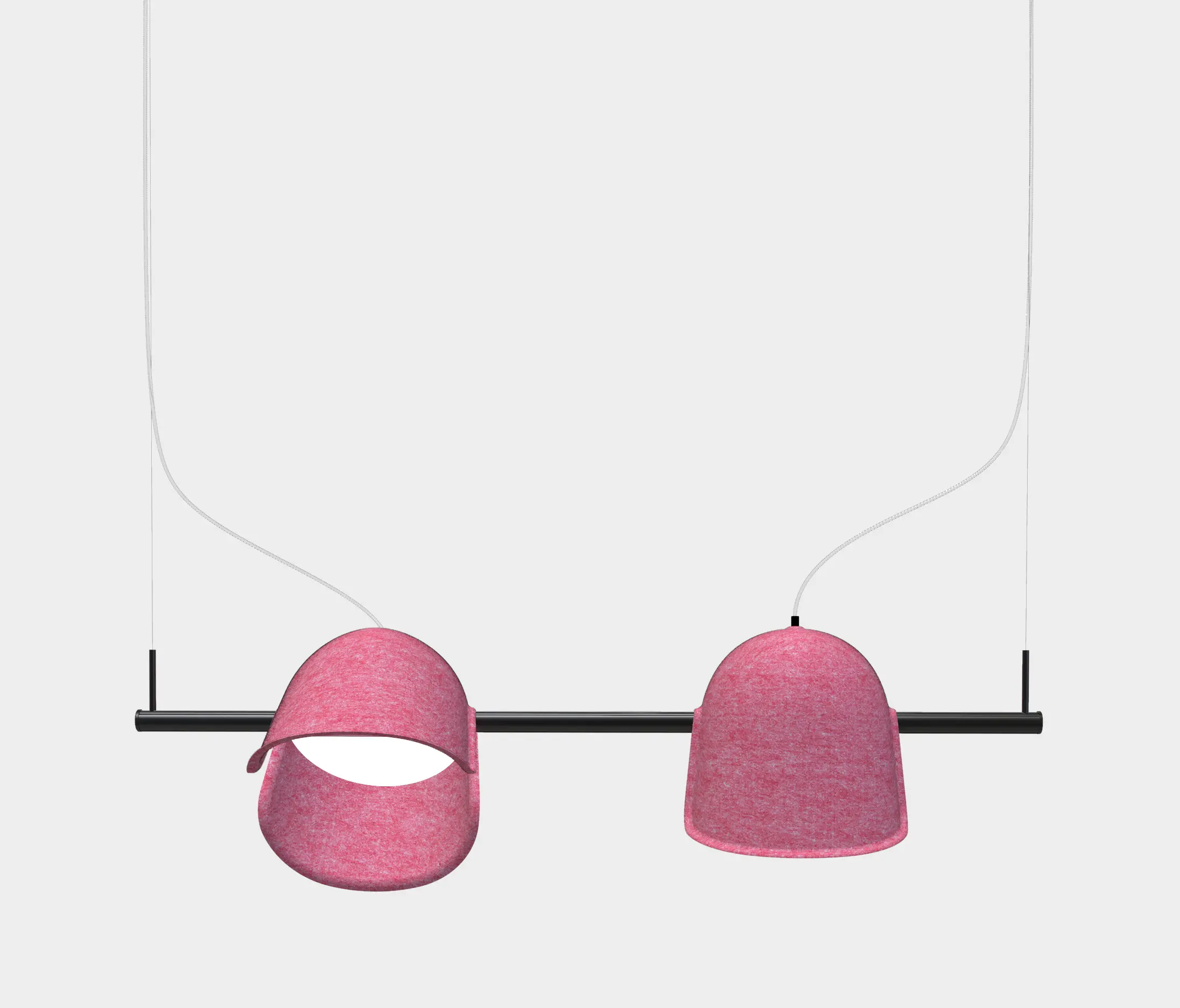 De Vorm - Pivot PET Felt Adjustable Lamp Duo