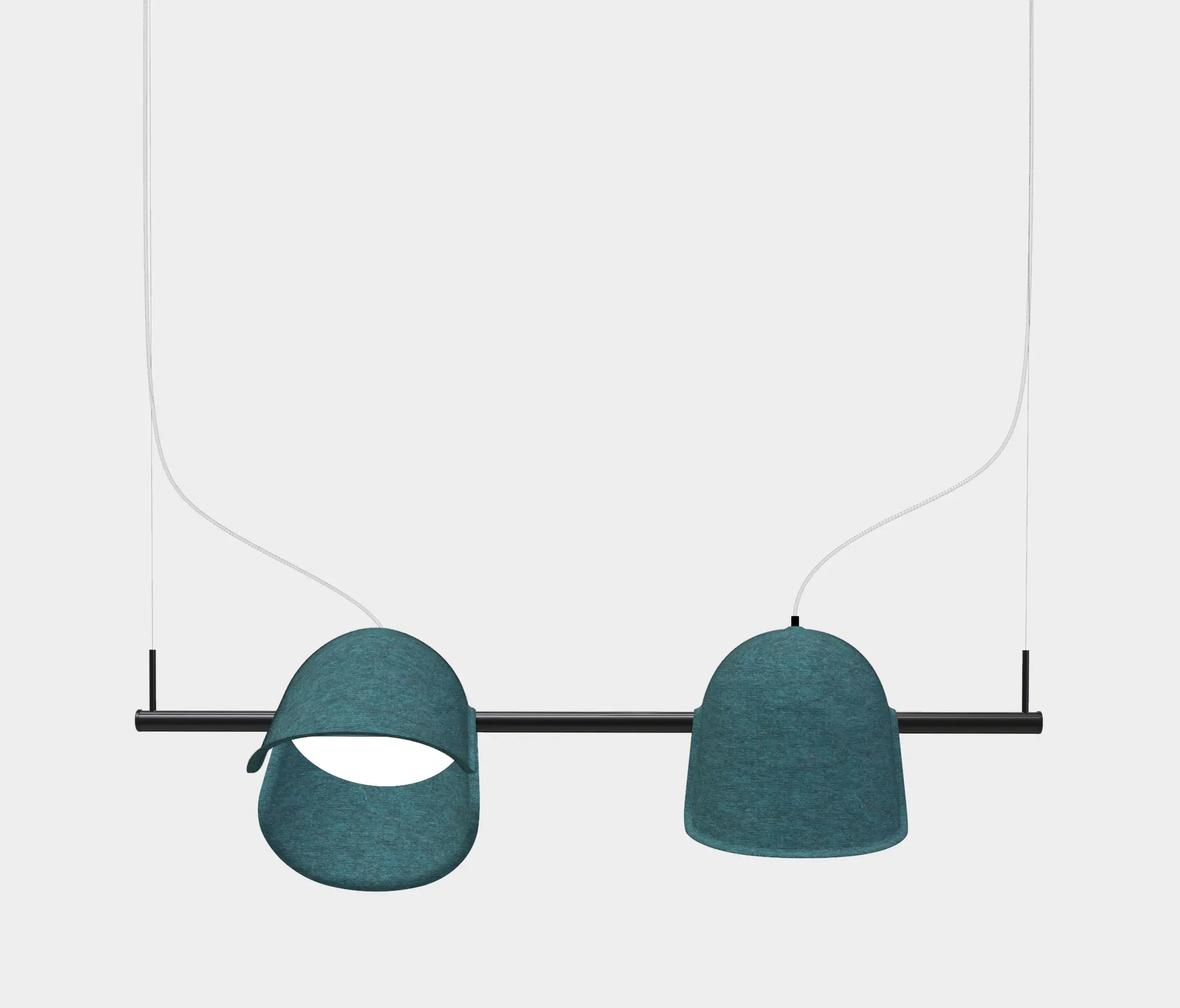 De Vorm - Pivot PET Felt Adjustable Lamp Duo