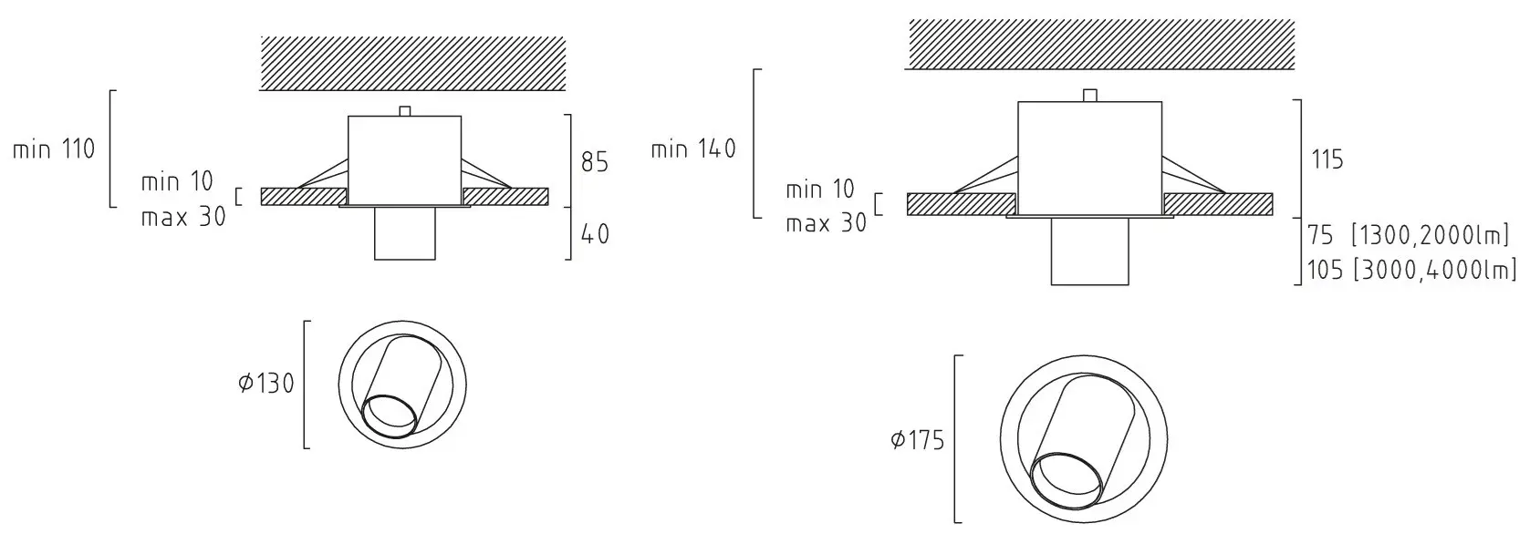 Lightnet - Midpoint M6 | Recessed