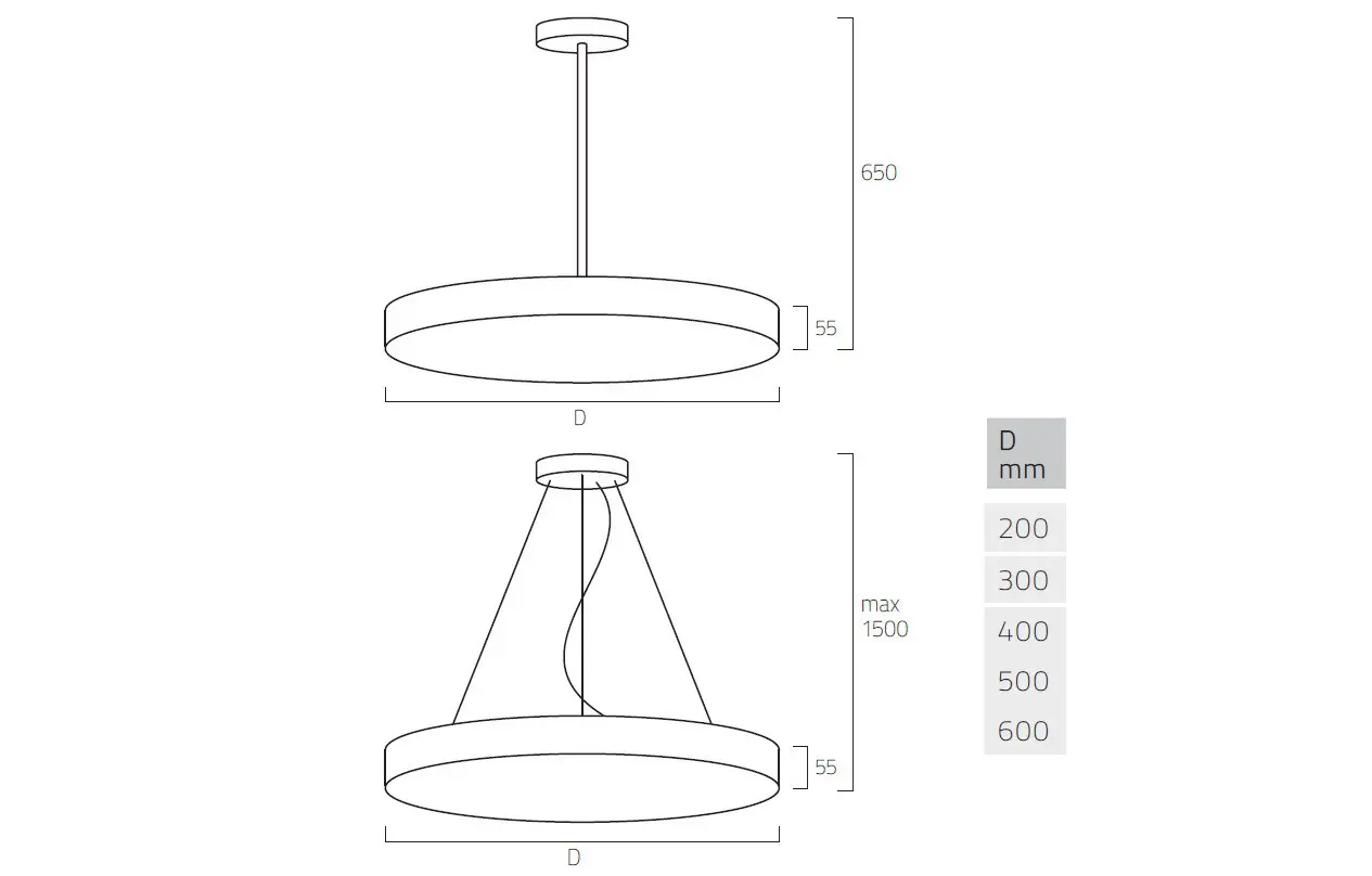 Lightnet - Basic Déco G3/P3 | Suspended
