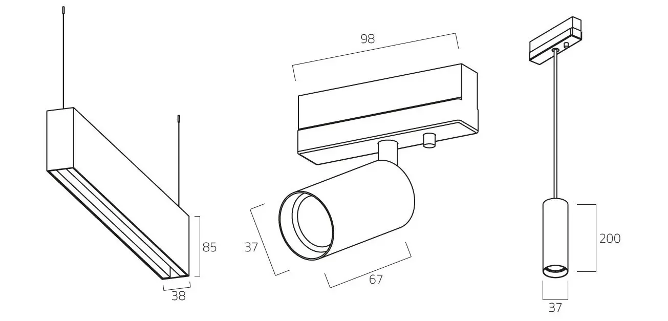 Lightnet - Midpin C2/C3 | 48V Track