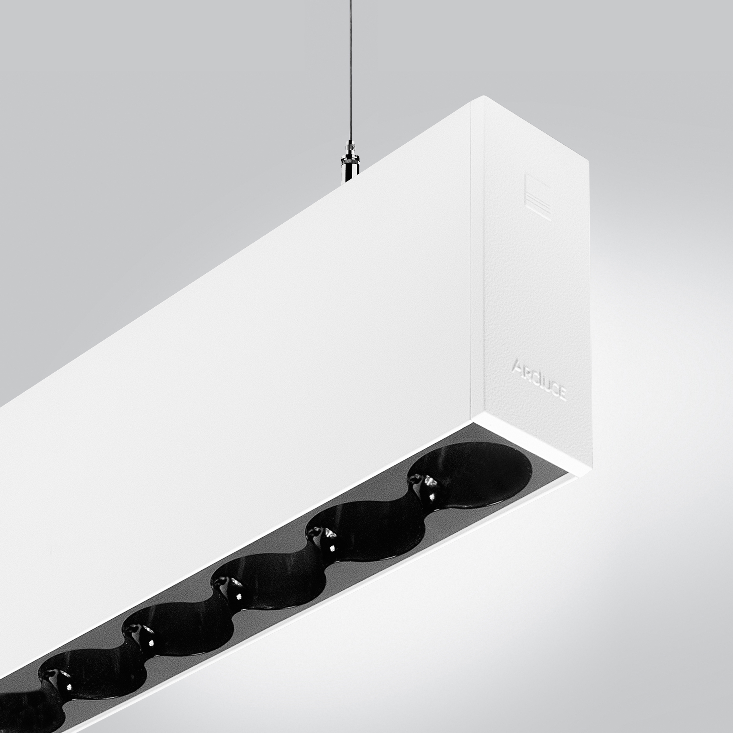 Mostra il prodotto Rigo 50 | suspended gc black del produttore Arcluce