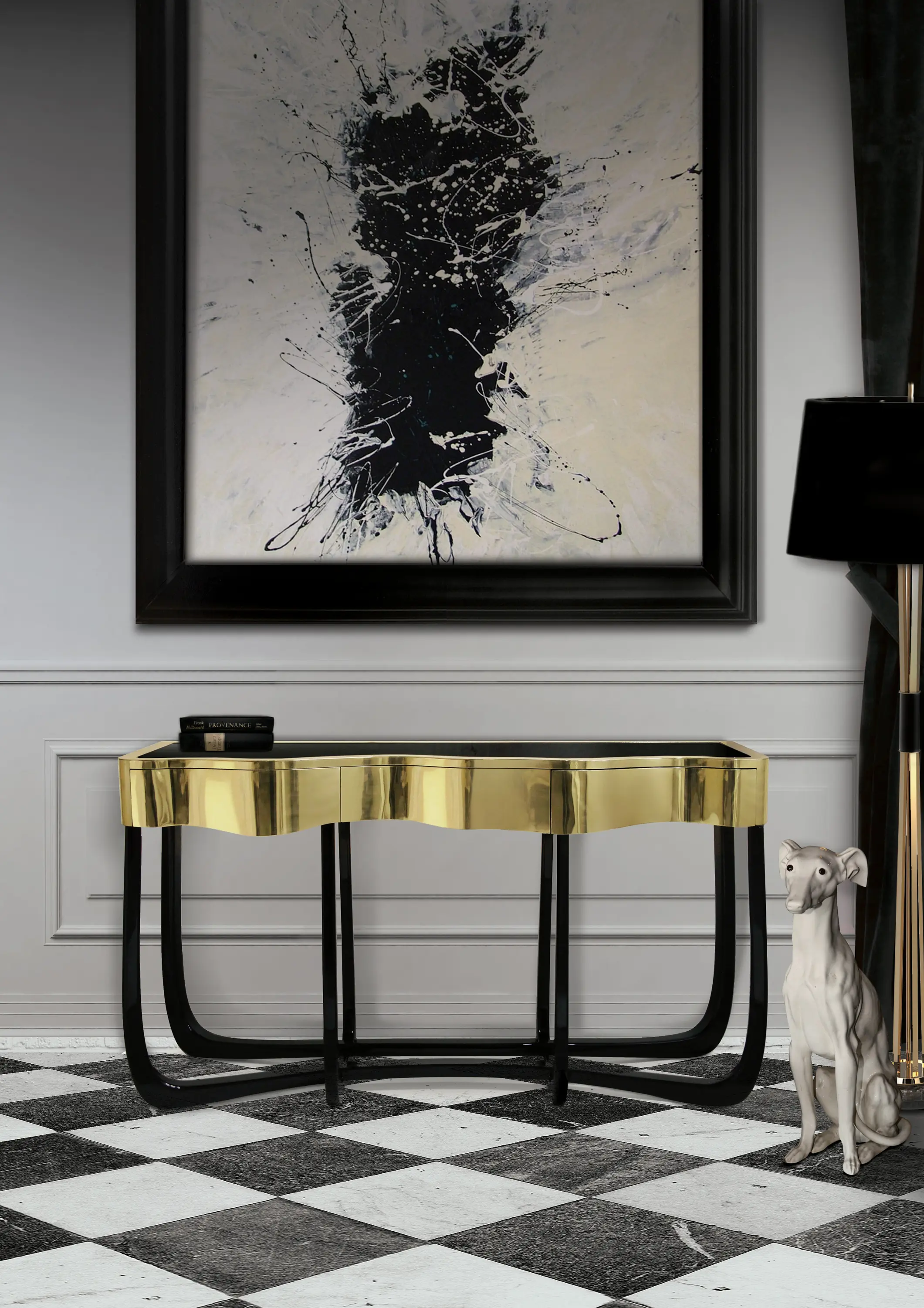 Boca do lobo - Sinuous console