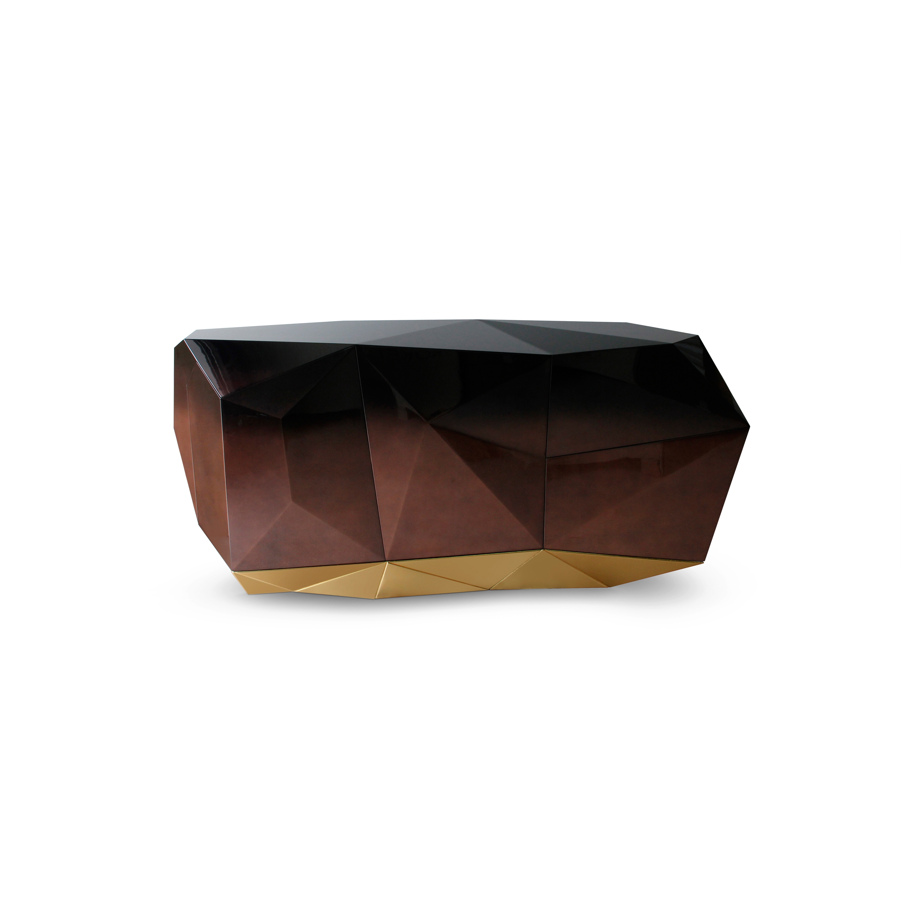 Diamond chocolate sideboard