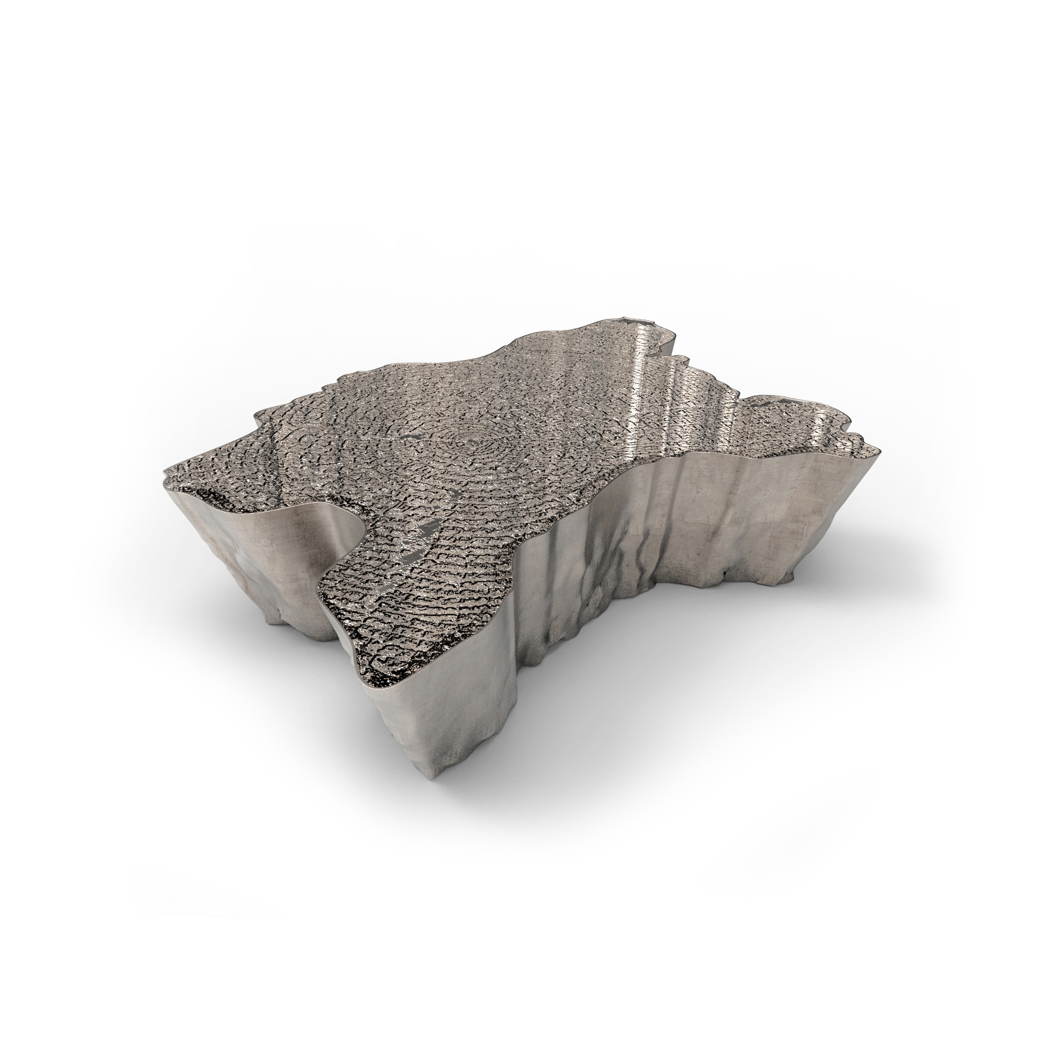 Display product Eden alluminum table from manufacturer Boca do lobo