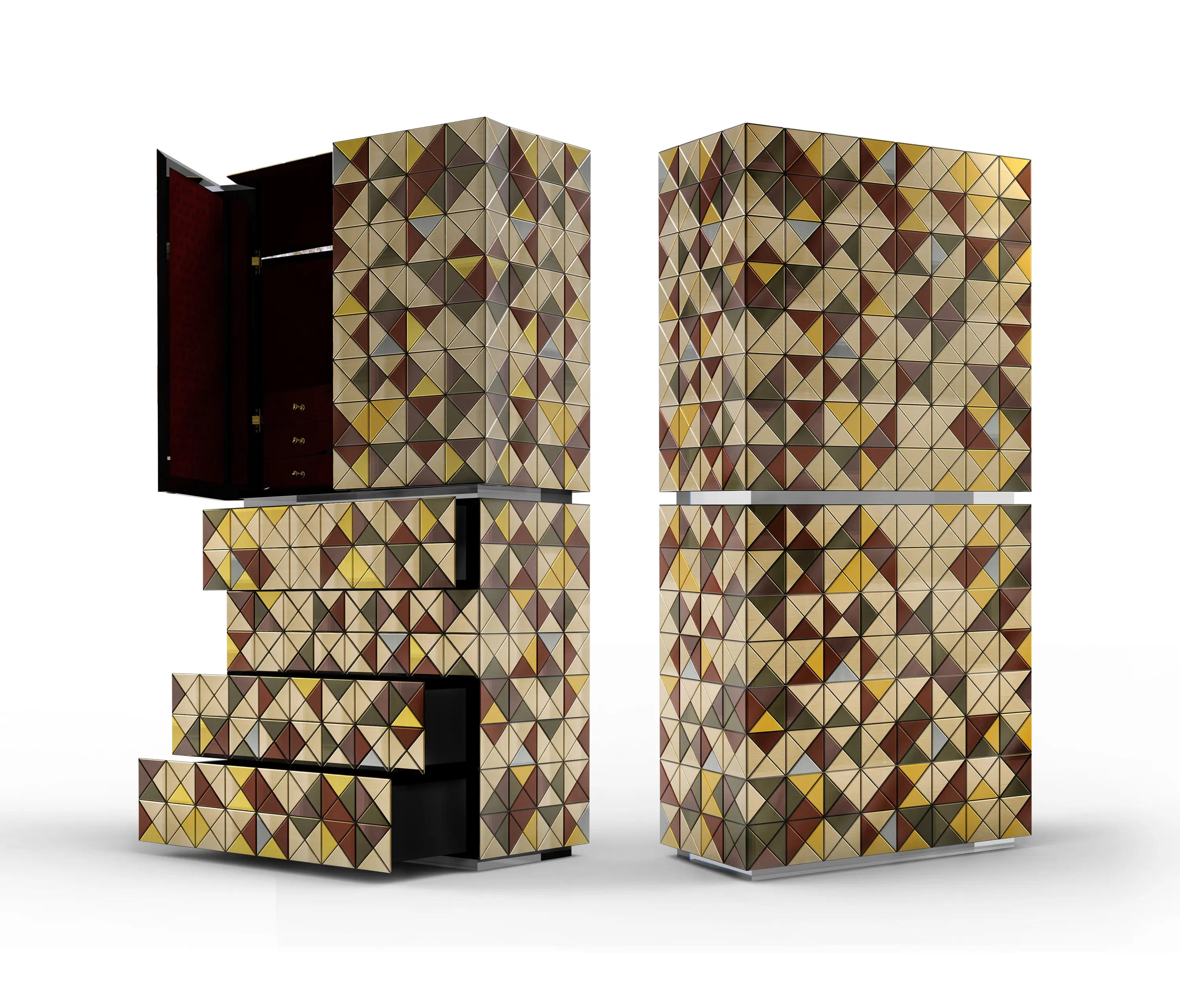 Boca do lobo - Pixel anodized cabinet