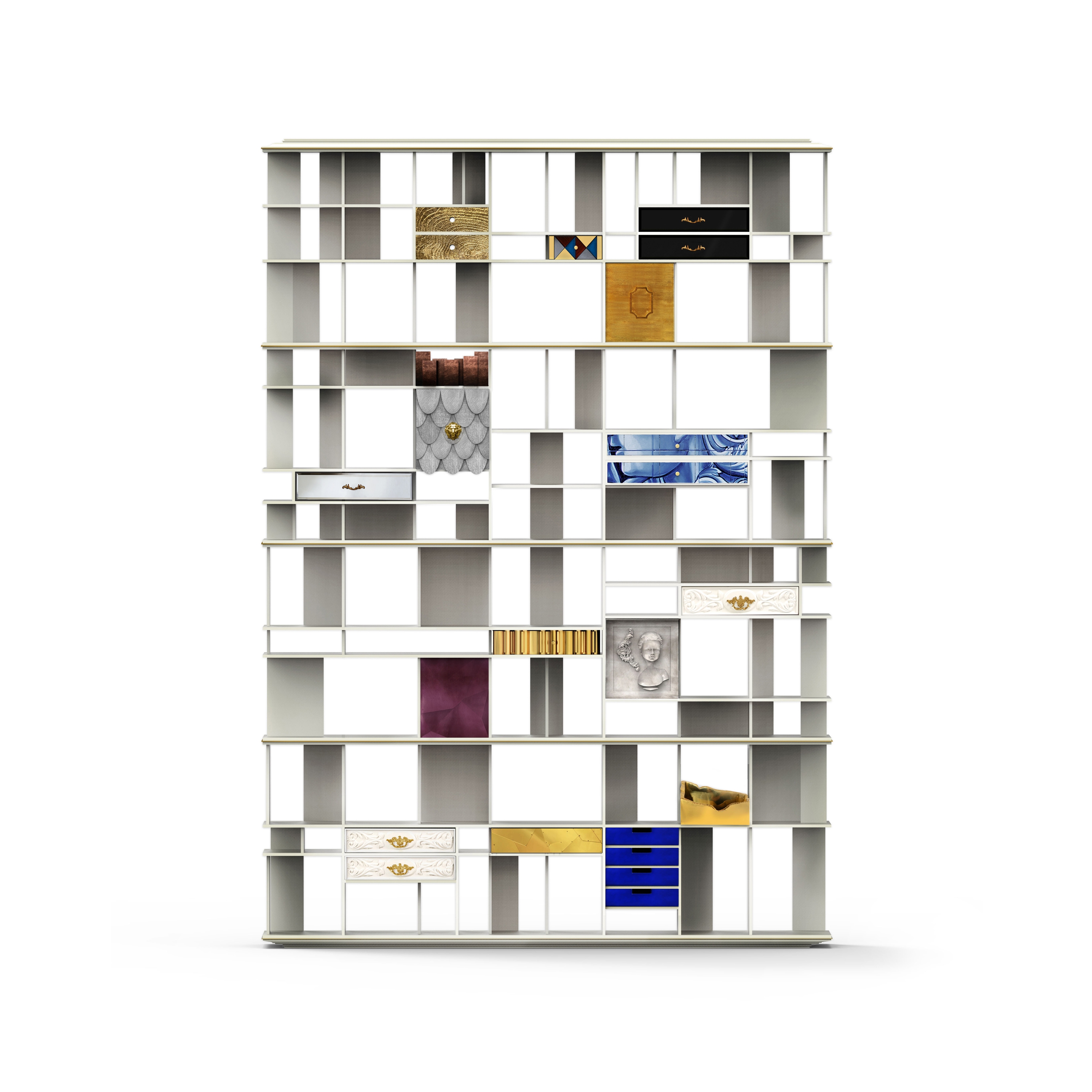 Display product Soho coleccionista bookcase from manufacturer Boca do lobo