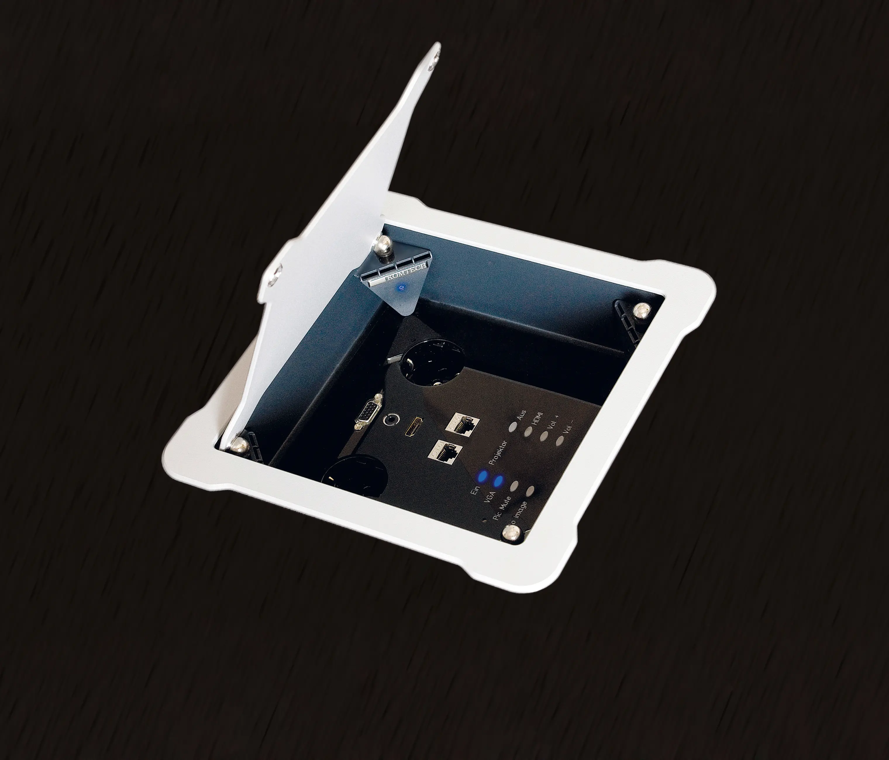 KOMTECH - Sky design desk connector panel