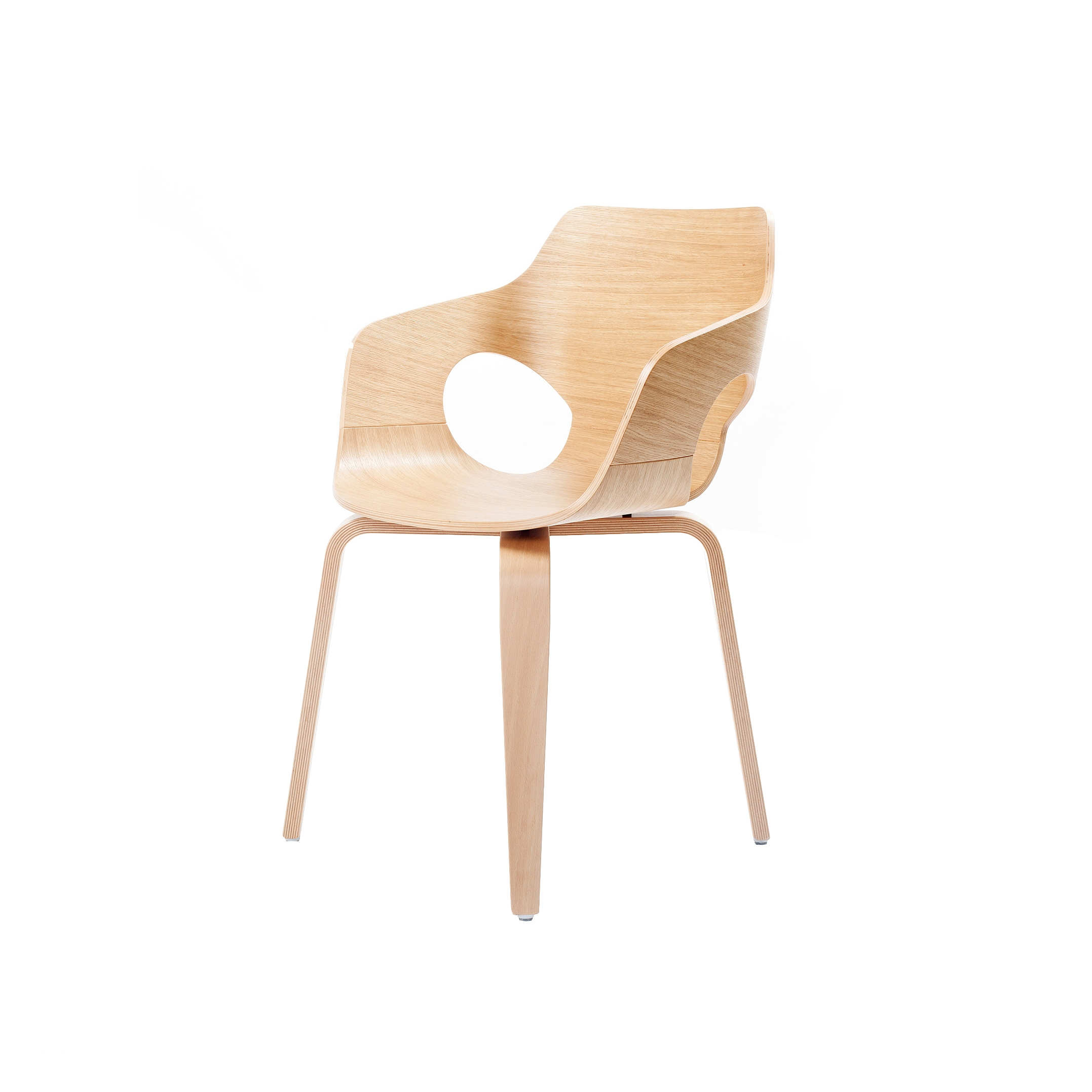Mostra il prodotto Curved Oak Chair del produttore dutchglobe