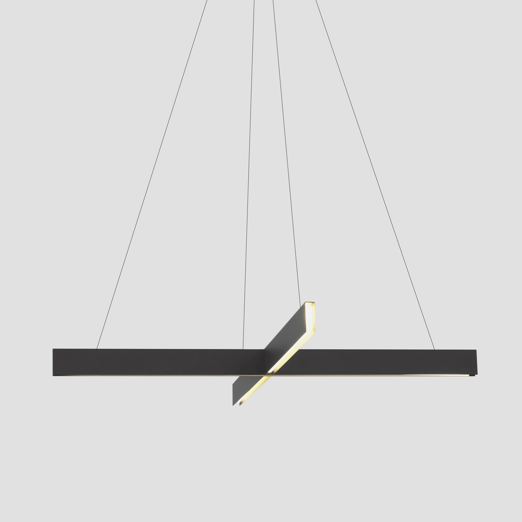 Display product Cross Pendant - Black from manufacturer Resident