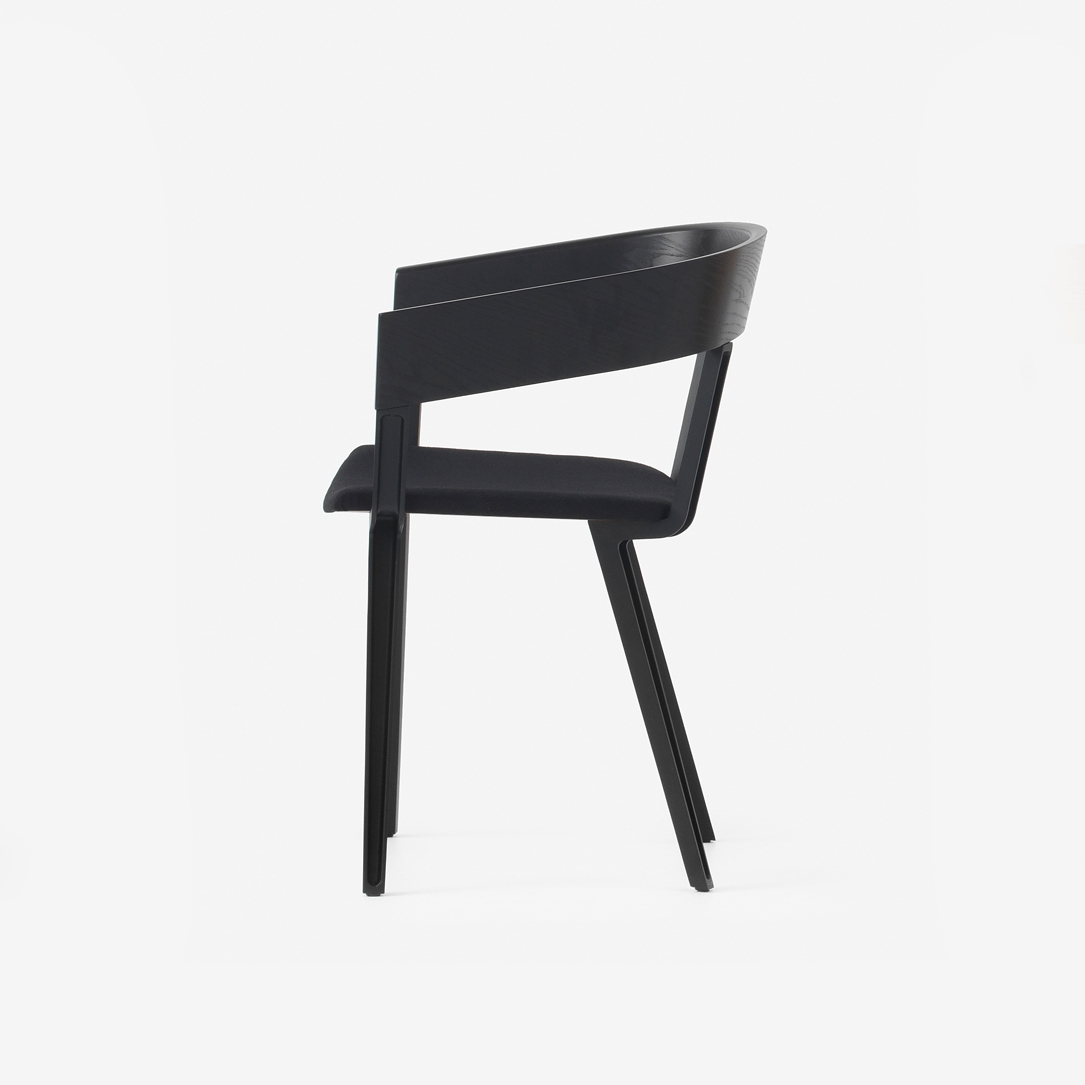 Odin Chair - Black Upholstered
