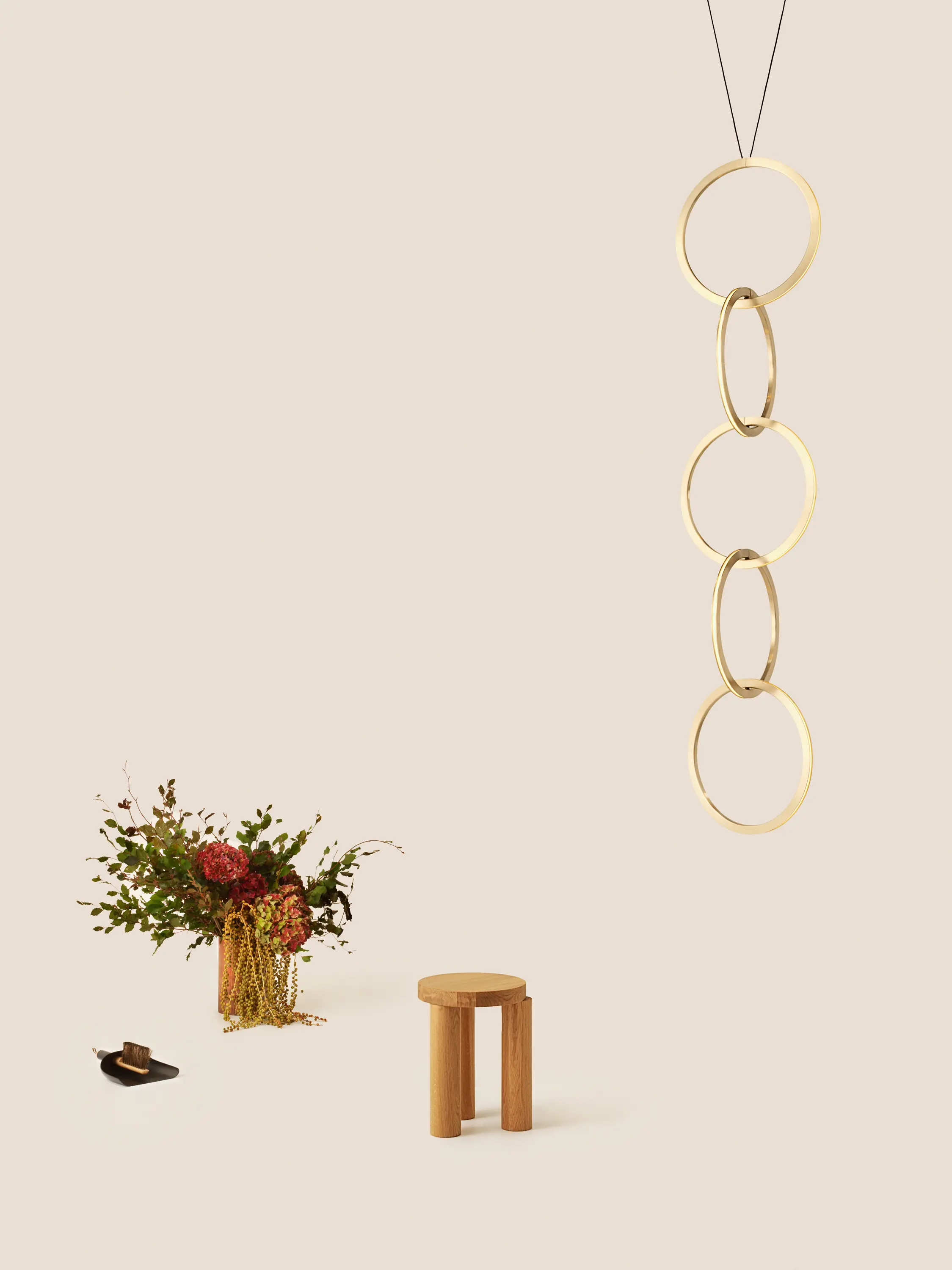 Resident - Offset Stool - Natural