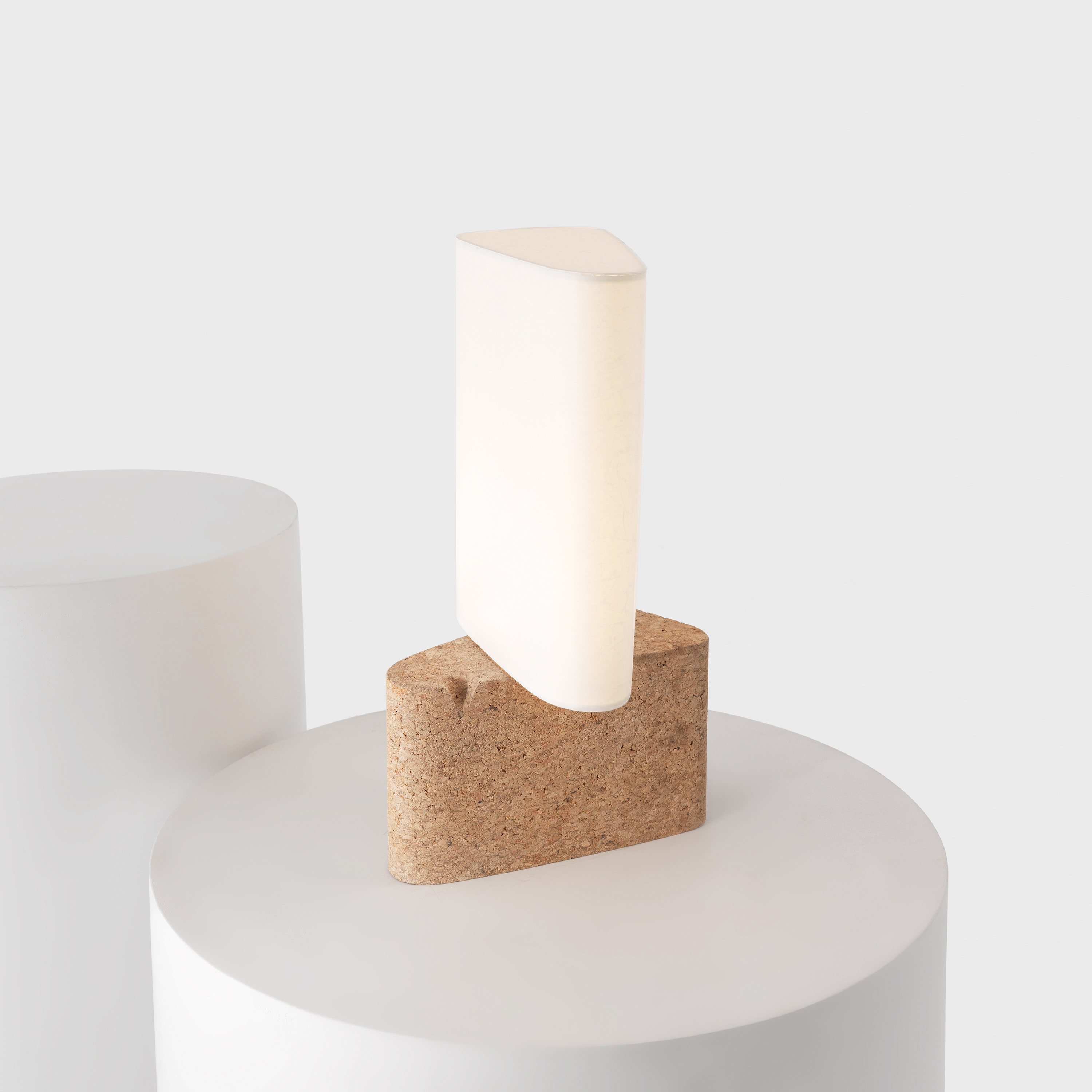 Display product Fulcrum Table Light - Cork & Paper from manufacturer Resident